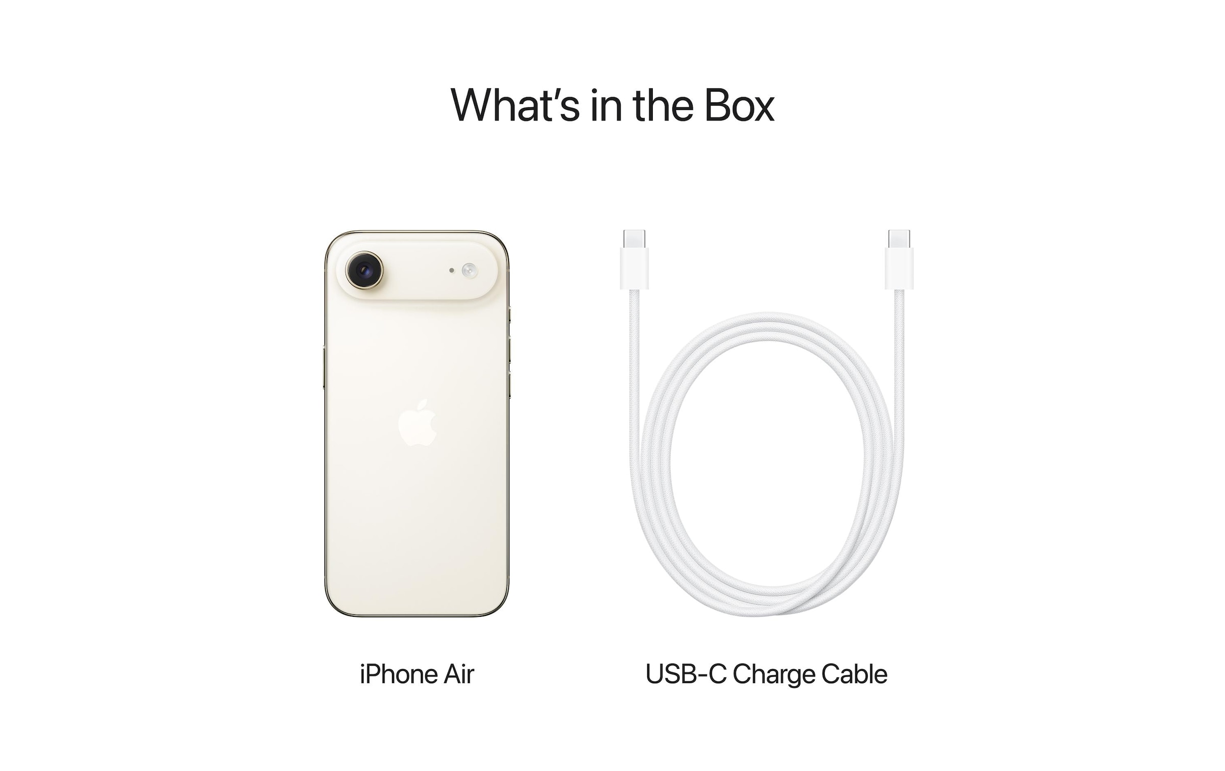Apple Smartphone »iPhone Air« Goldfarben Induktionsladung