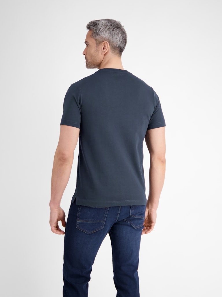 LERROS T-shirt Rundhals, mit tonalem Print