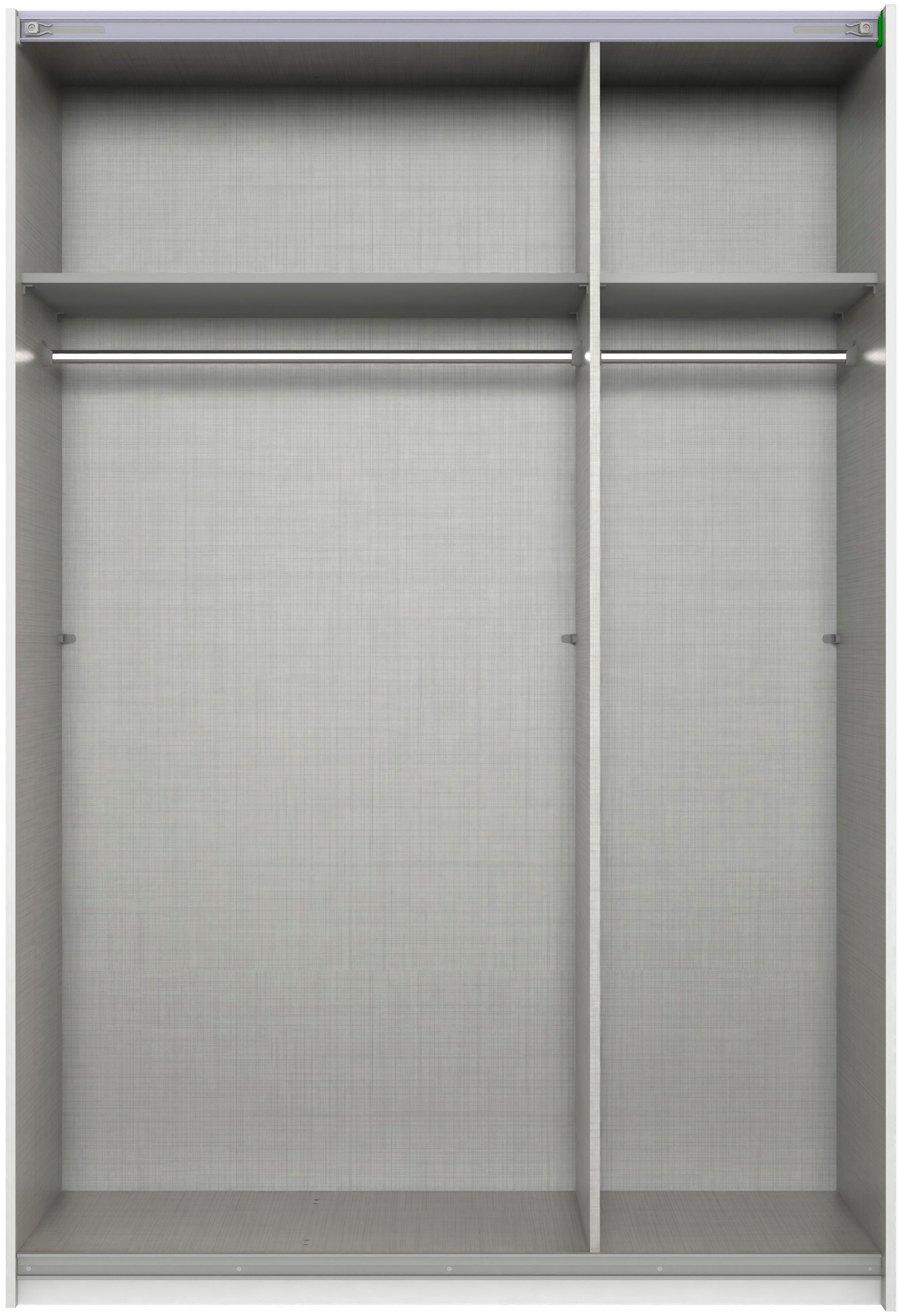 Wimex Armoires à vêtements »Mugano, B/T/H 135 oder 180/65/198cm, Made in Germany« wähle Deine Ausstattung: Basic oder Premium!,  2 Schwebetüren mit oder ohne Spiegel, Metallgriffe