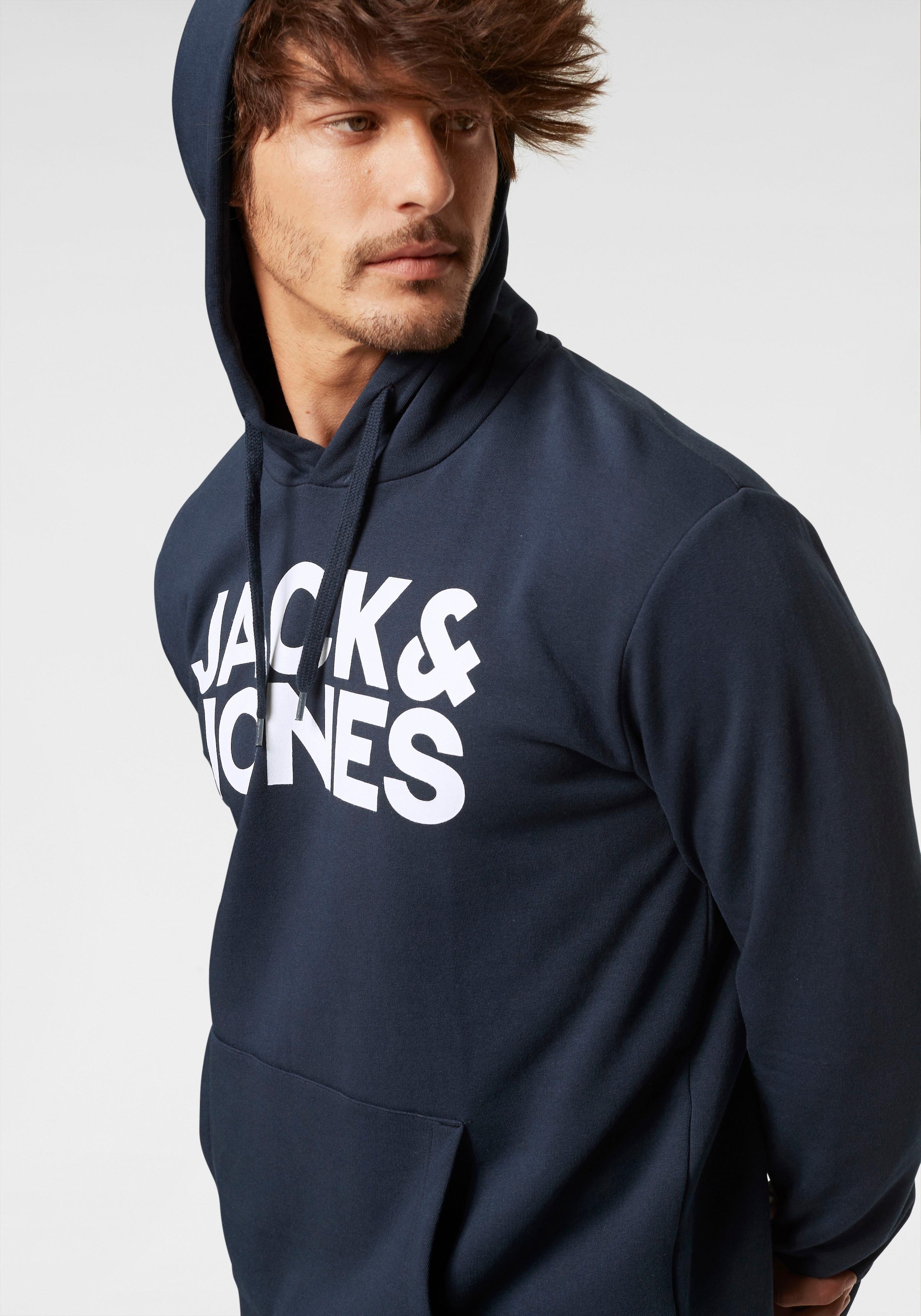 Jack & Jones Kapuzensweatshirt »CORP Logo Hoodie«, mit Logoprint