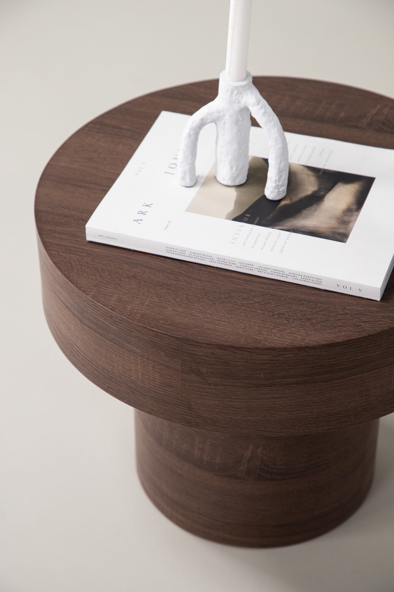 Venture Home Beistelltisch »Malung, runder Beistelltisch, FSC-zertifiziert, Ø 50 cm« Ablagetisch, MDF, rund, schlicht, modern, dezent