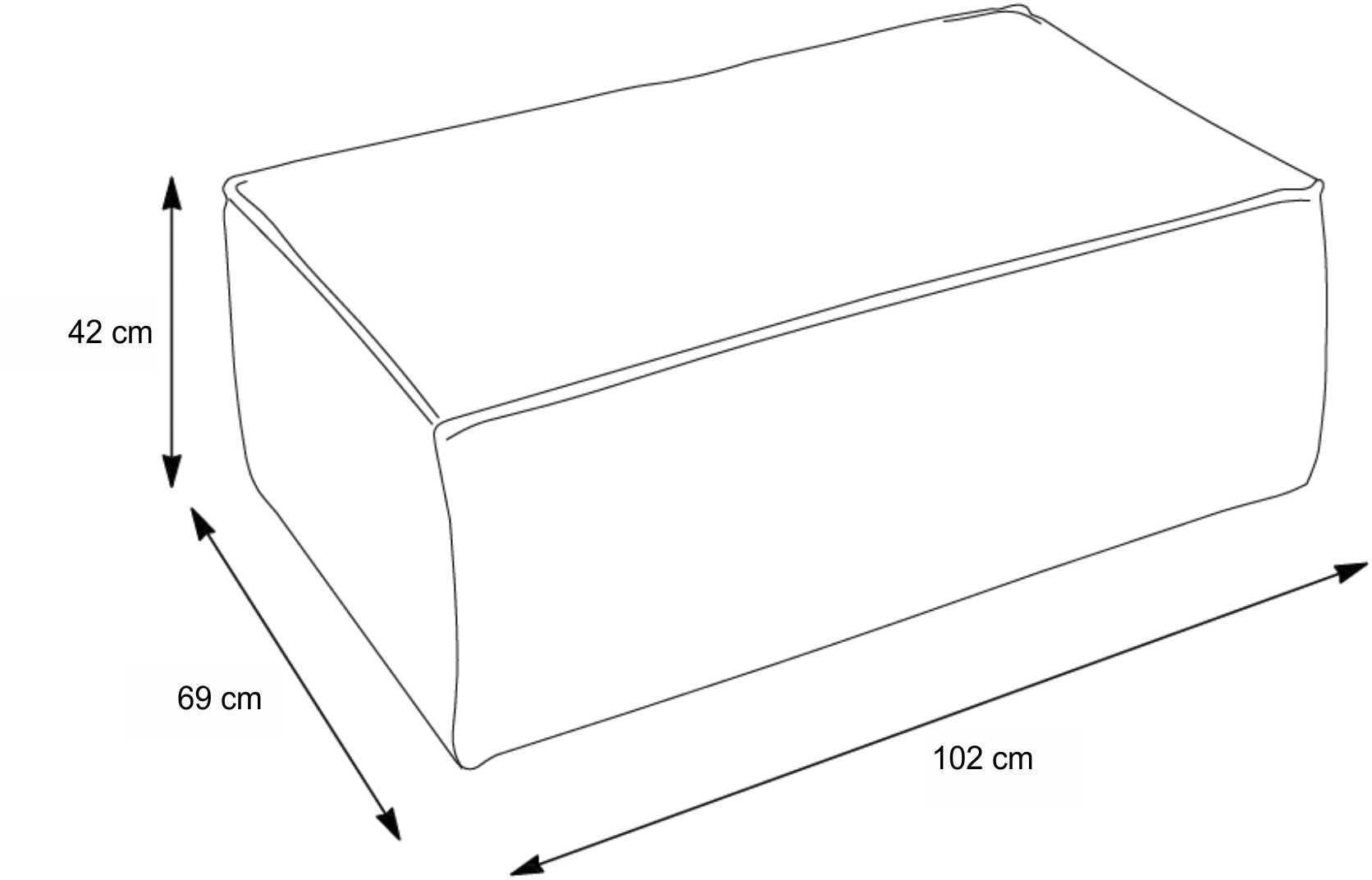 GOODproduct Hocker »FINNLEY, Polsterhocker in Bouclé, Struktur fein u. Mega Cord verfügbar« passend zur Polster-Serie Finnley