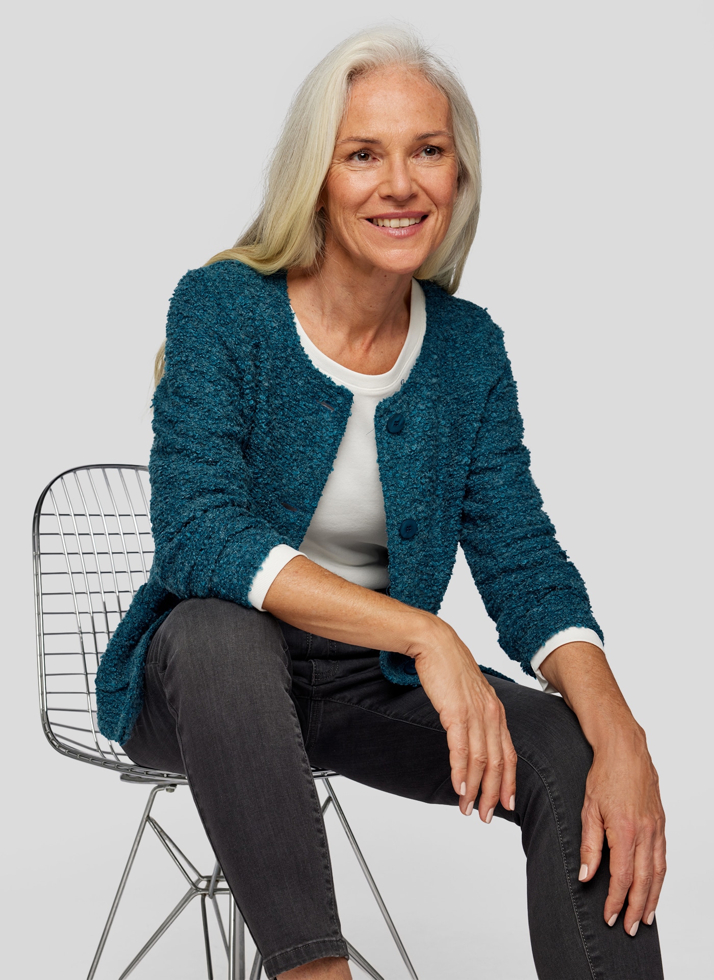 Rabe Veste en tricot mit Taschen