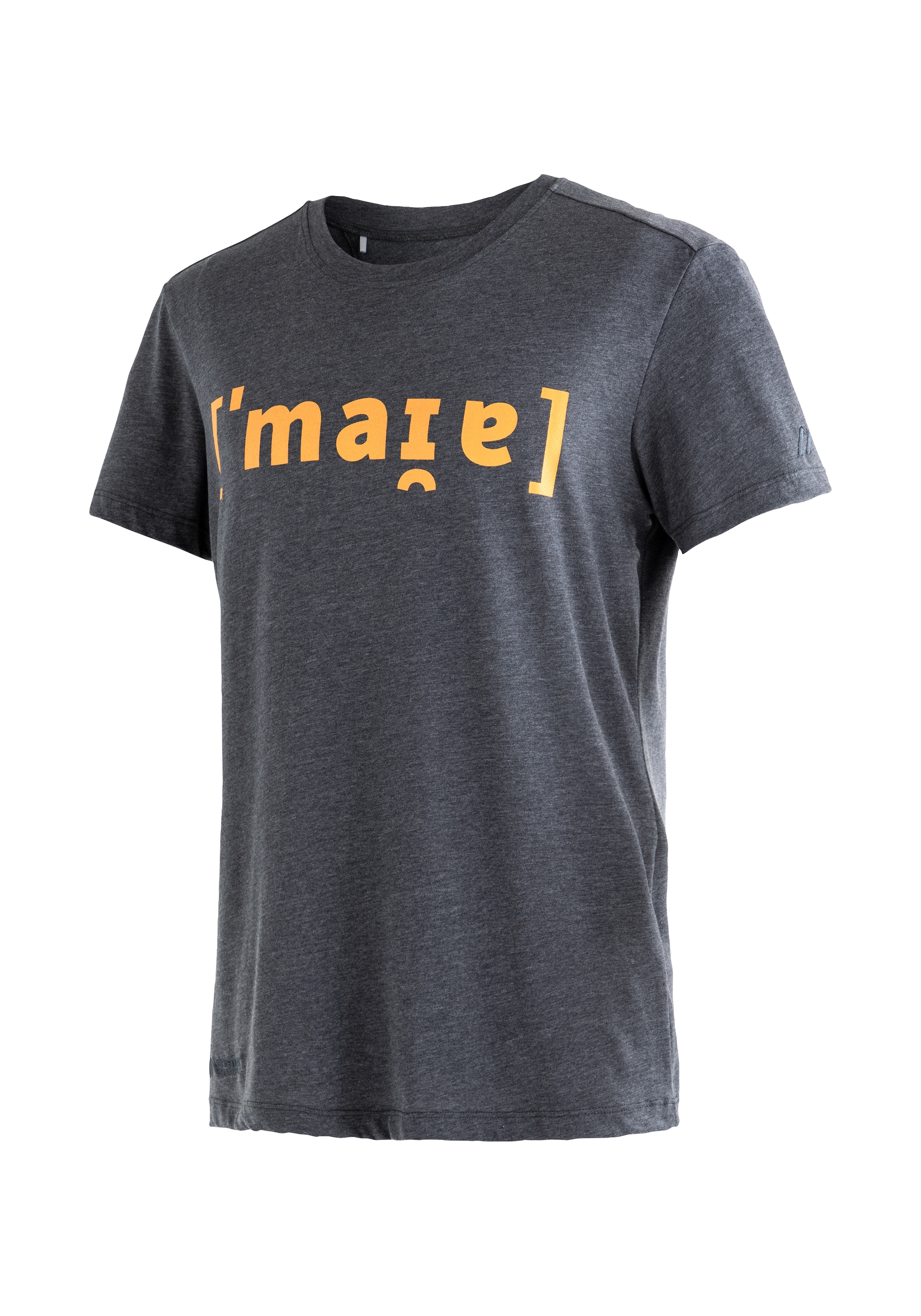 Image of Maier Sports T-Shirt "Phonetic Tee M" Herren Kurzarmshirt mit Print für Wandern und Freizeit