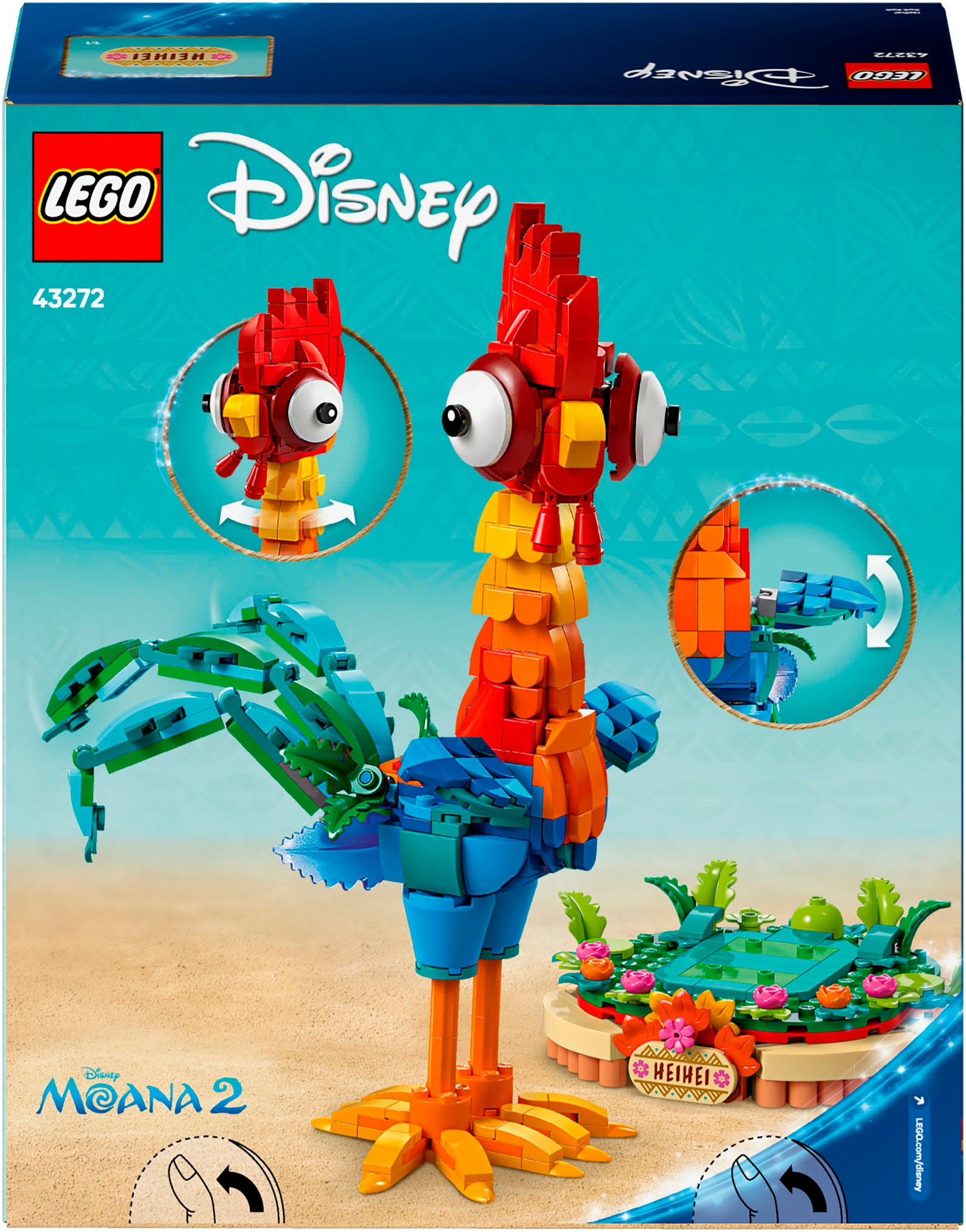 LEGO® Pions de construction »Heihei (43272), LEGO® Disney Princess« Made in Europe