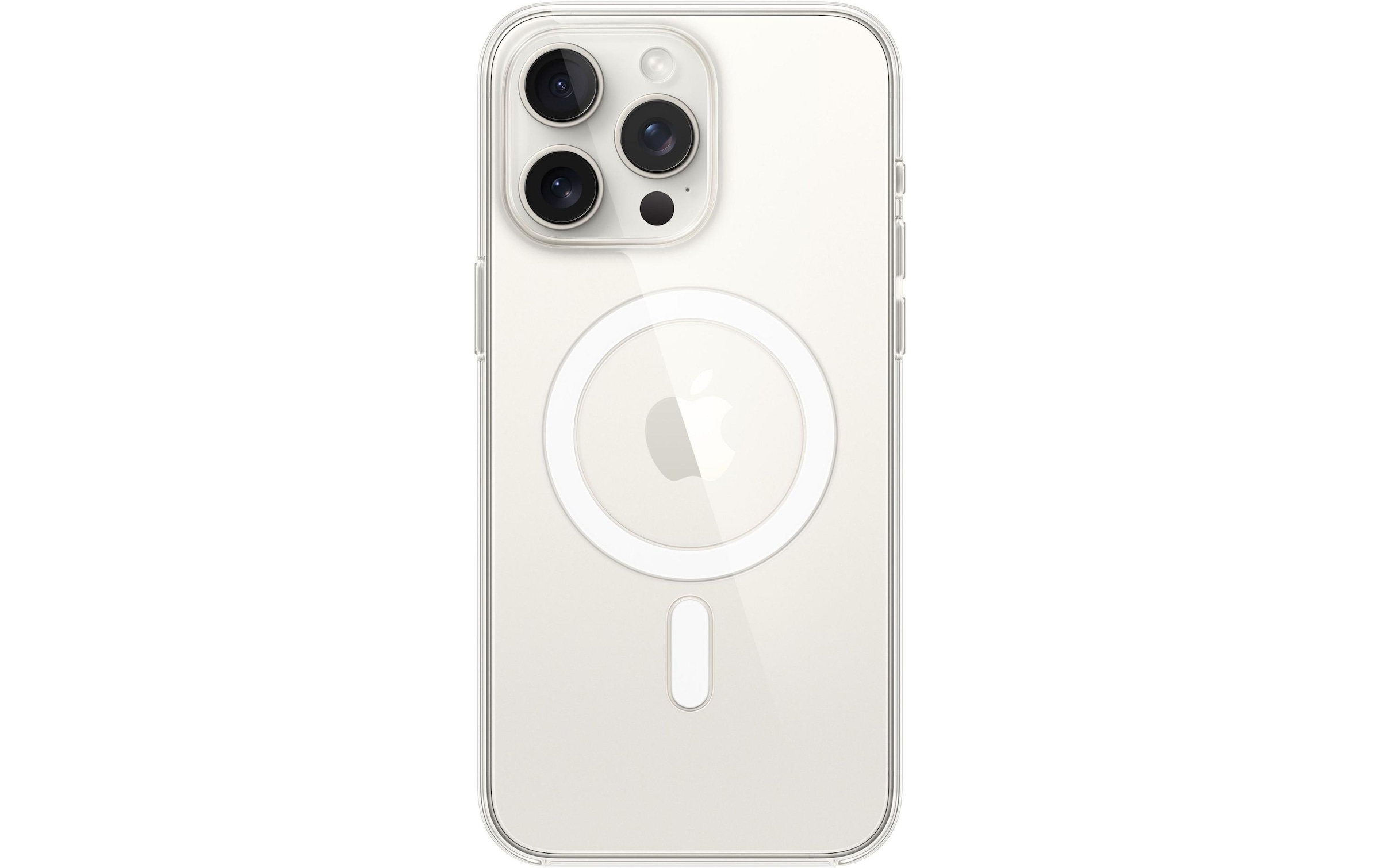 Apple Smartphone Clear Case mit MagSafe, iPhone 15 Pro Max Transparent