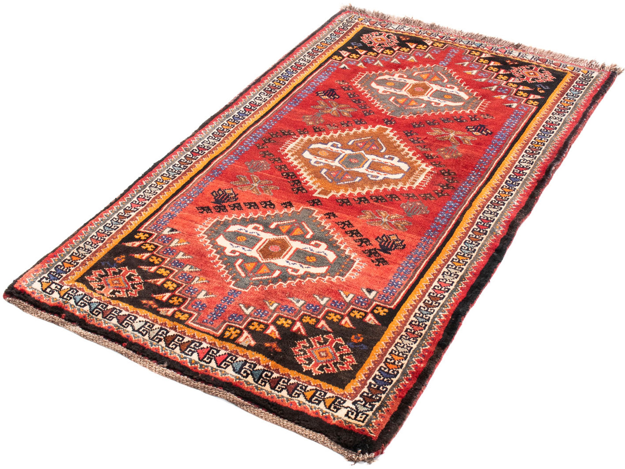 Image of morgenland Orientteppich »Perser - Nomadic - 144 x 83 cm - rot«, rechteckig, 10 mm Höhe, Wohnzimmer, Handgeknüpft, Einzelstück mit Zertifikat bei Ackermann Versand Schweiz