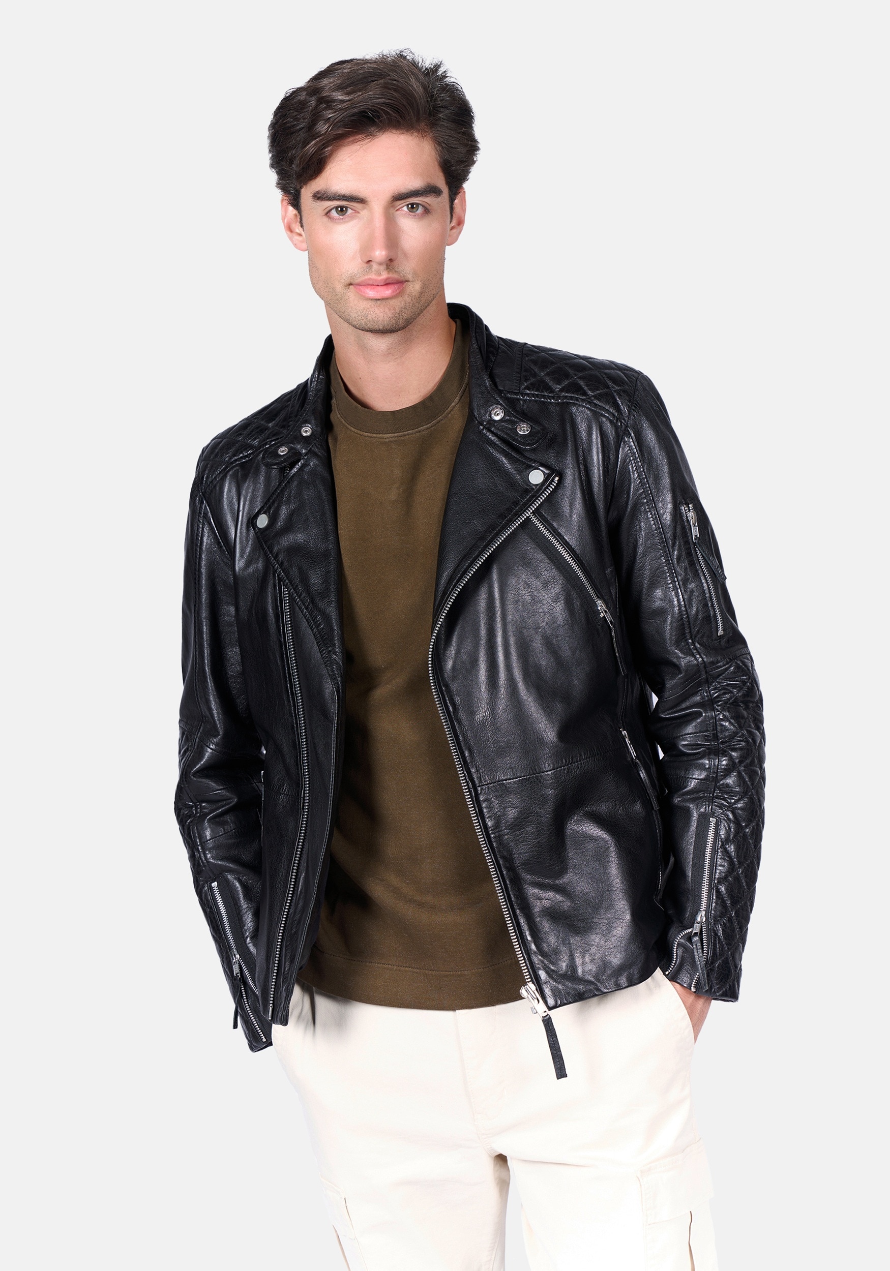 Image of Freaky Nation Lederjacke "Cruiser-FN"