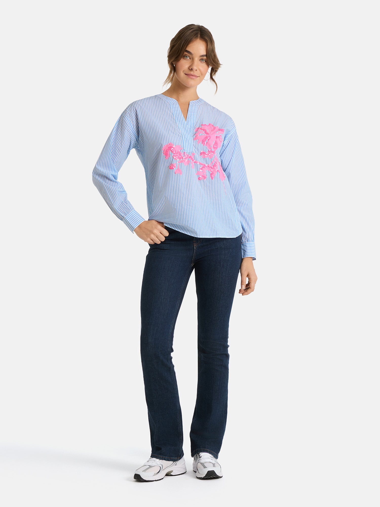 Lieblingsstück Schlupfbluse »EdanaL« mit Pailletten