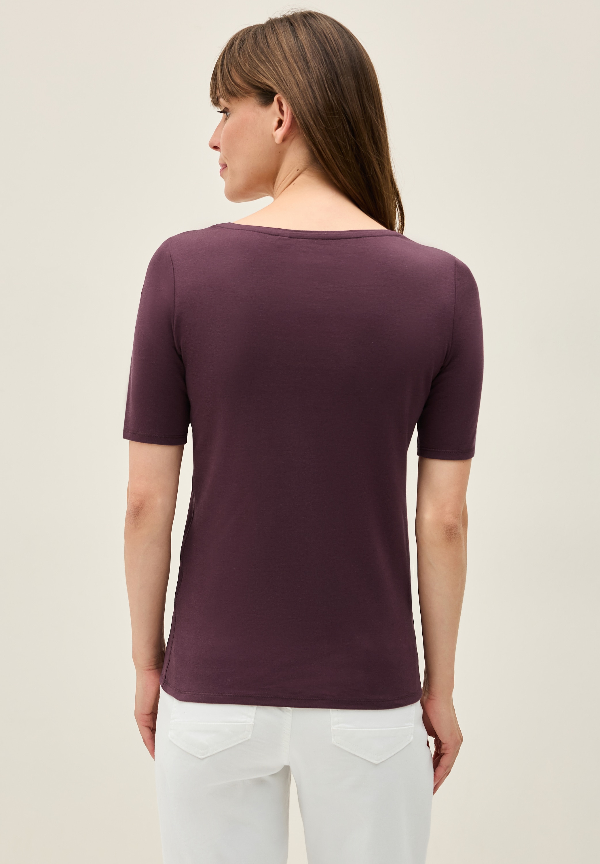 Cecil T-Shirt »Style LENA«, mit klassischem Rundhalsausschnitt