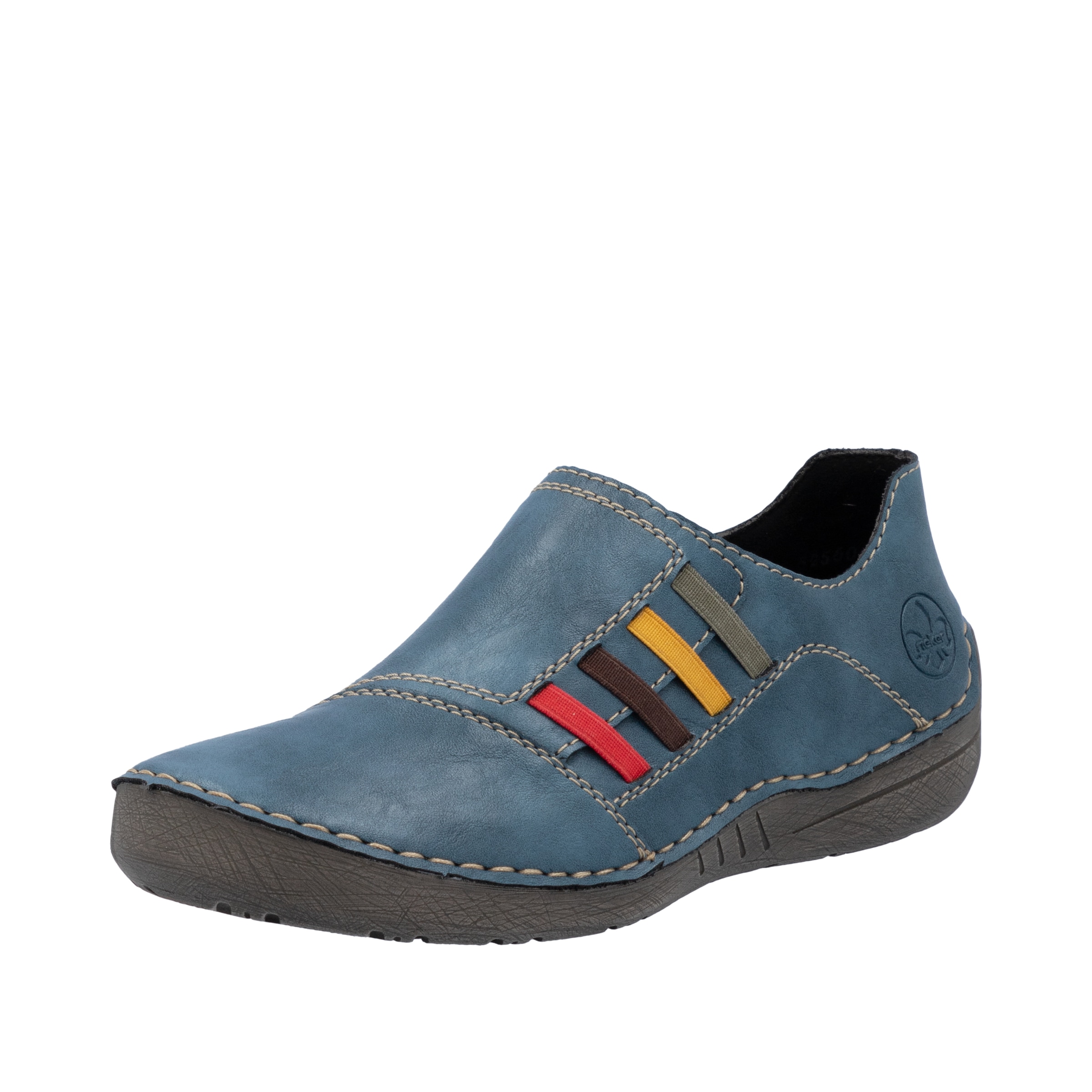 Image of Rieker Slipper Schlupfschuh, Slip-on Sneaker, Halbschuh mit weicher Innensohle