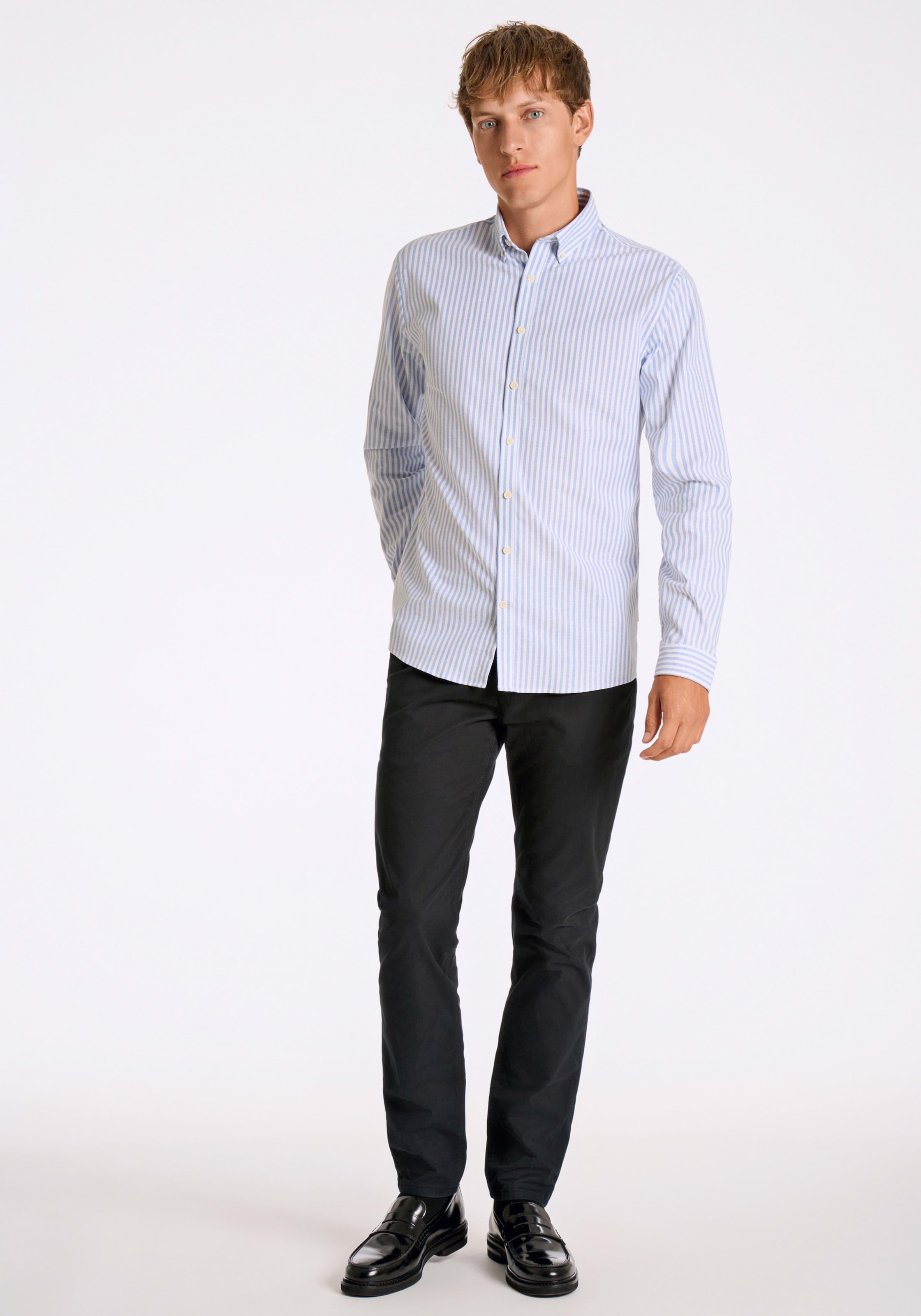 LINDBERGH Chemise à manches longues im Streifen-Design