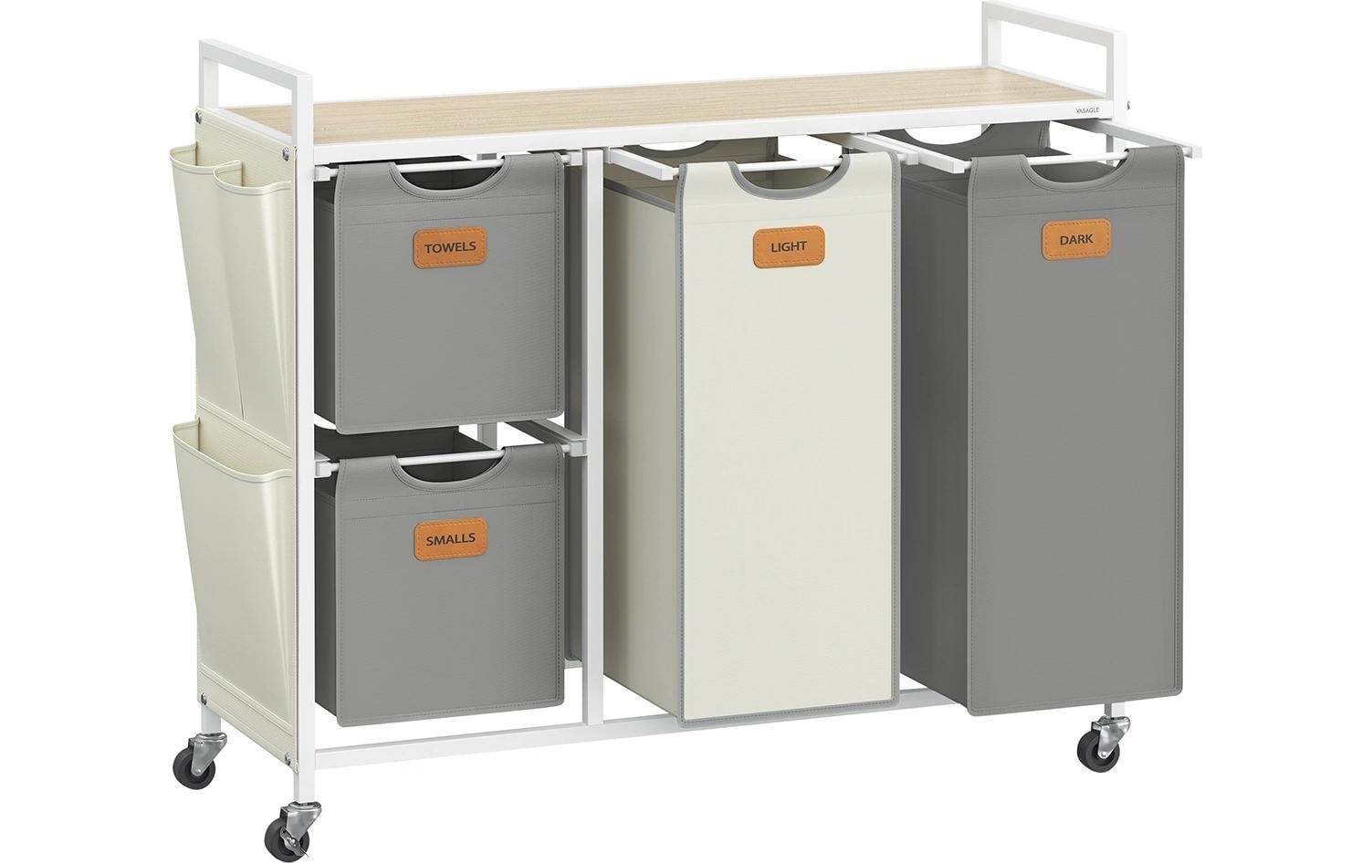 Image of VASAGLE Wäschekorb "mit 4 Körben 150 l"