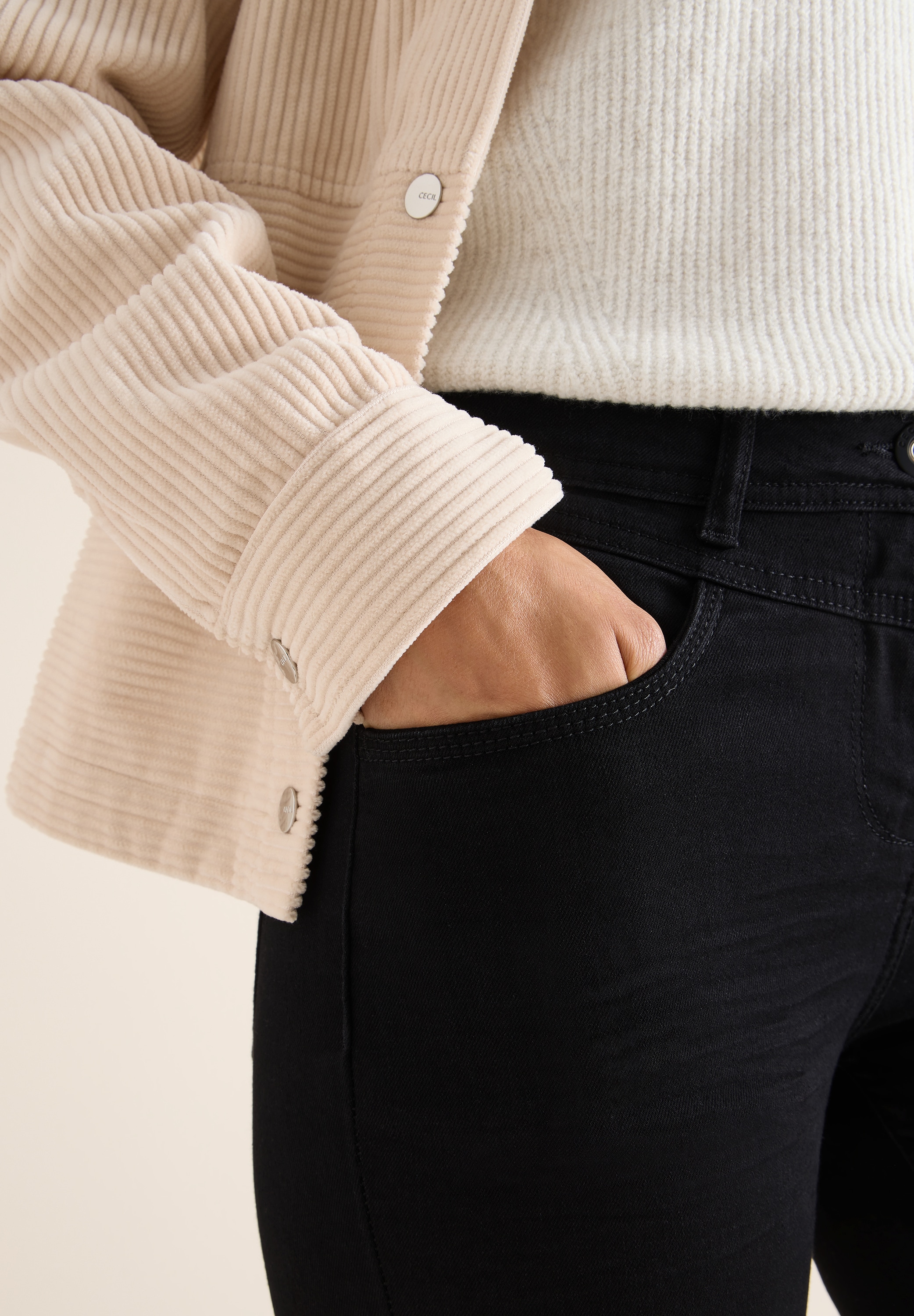 Cecil Slim-fit-Jeans »Style Vicky«, im Five-Pocket Style