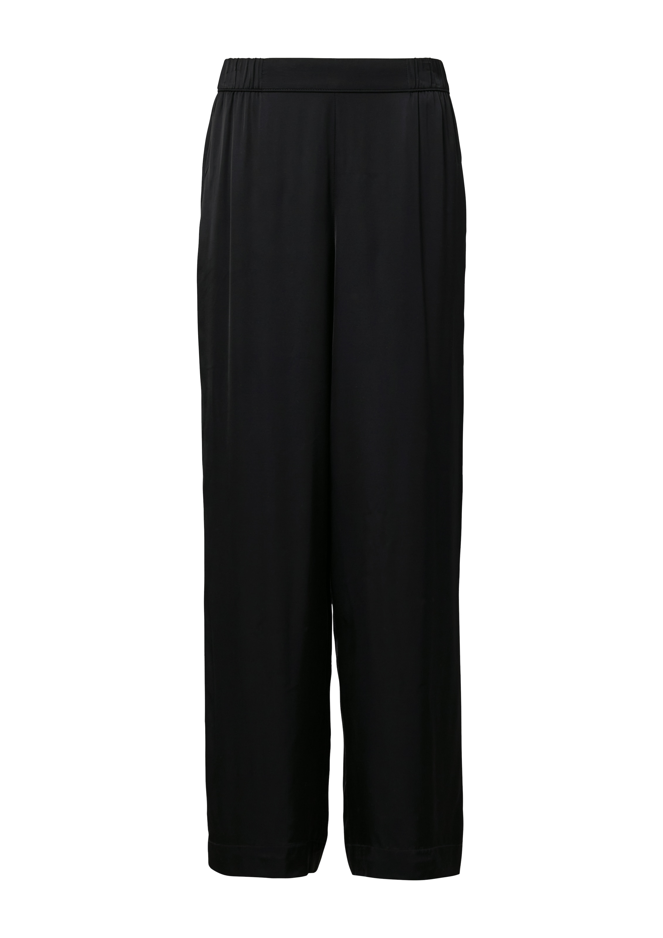 s.Oliver BLACK LABEL Stoffhose, Sommerhose mit elastischem Bund