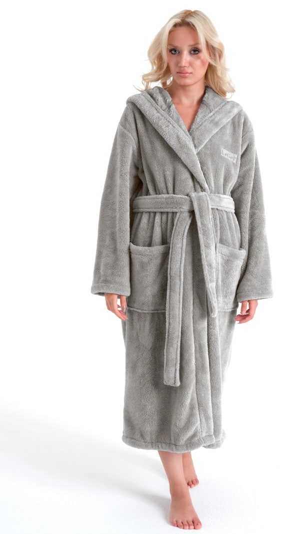 LeGer Home by Lena Gercke Unisex-Bademantel »Lovina«, (1 St.), kuschelig weicher Fleece, für Damen und Herren, XS-3XL
