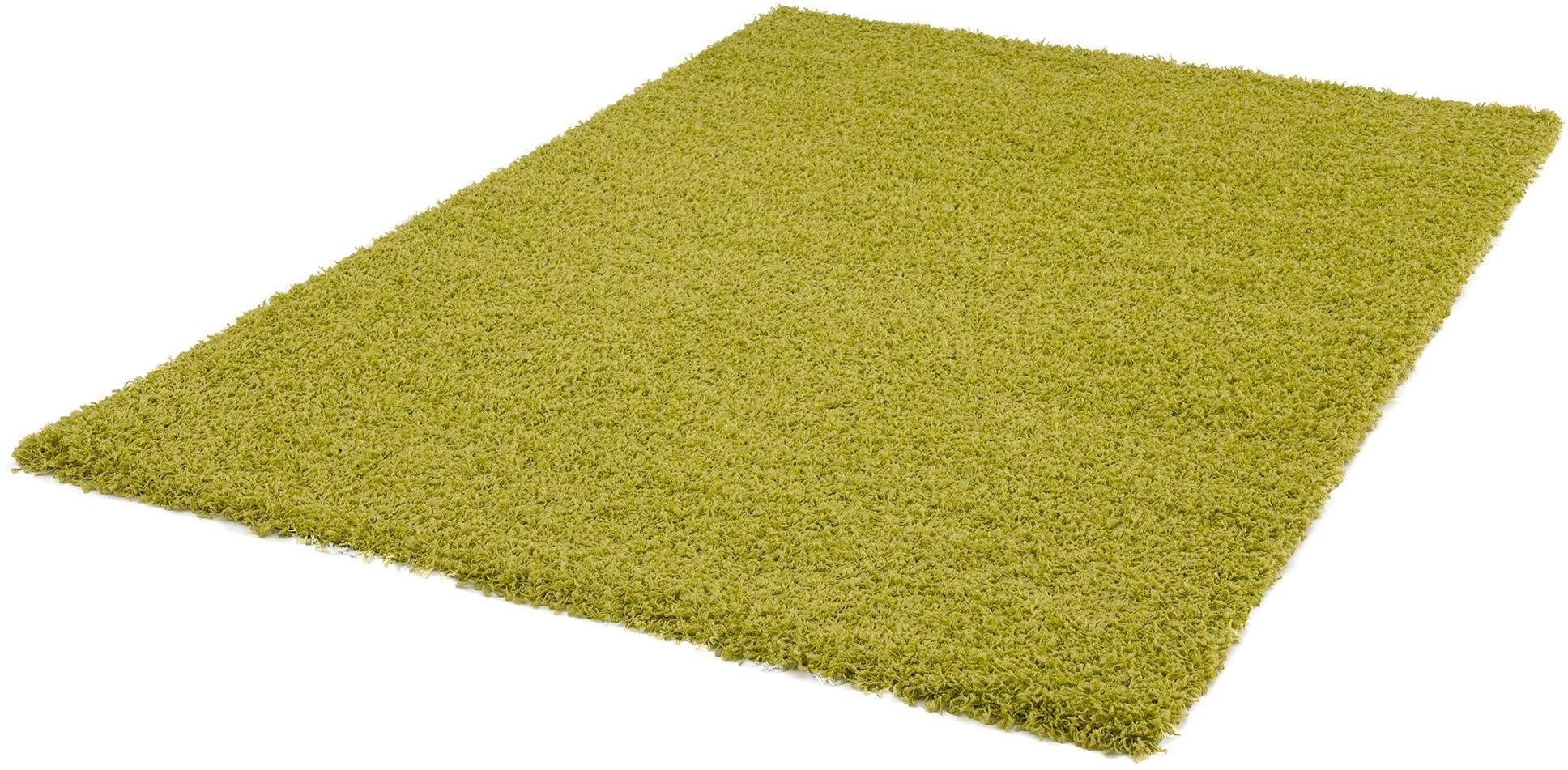 Sanat Hochflor-Teppich "LOCA, auch als Läufer und in Rund" rechteckig 30 mm Höhe Wohnzimmer, Langflor, Shaggy, Schlafzimmer