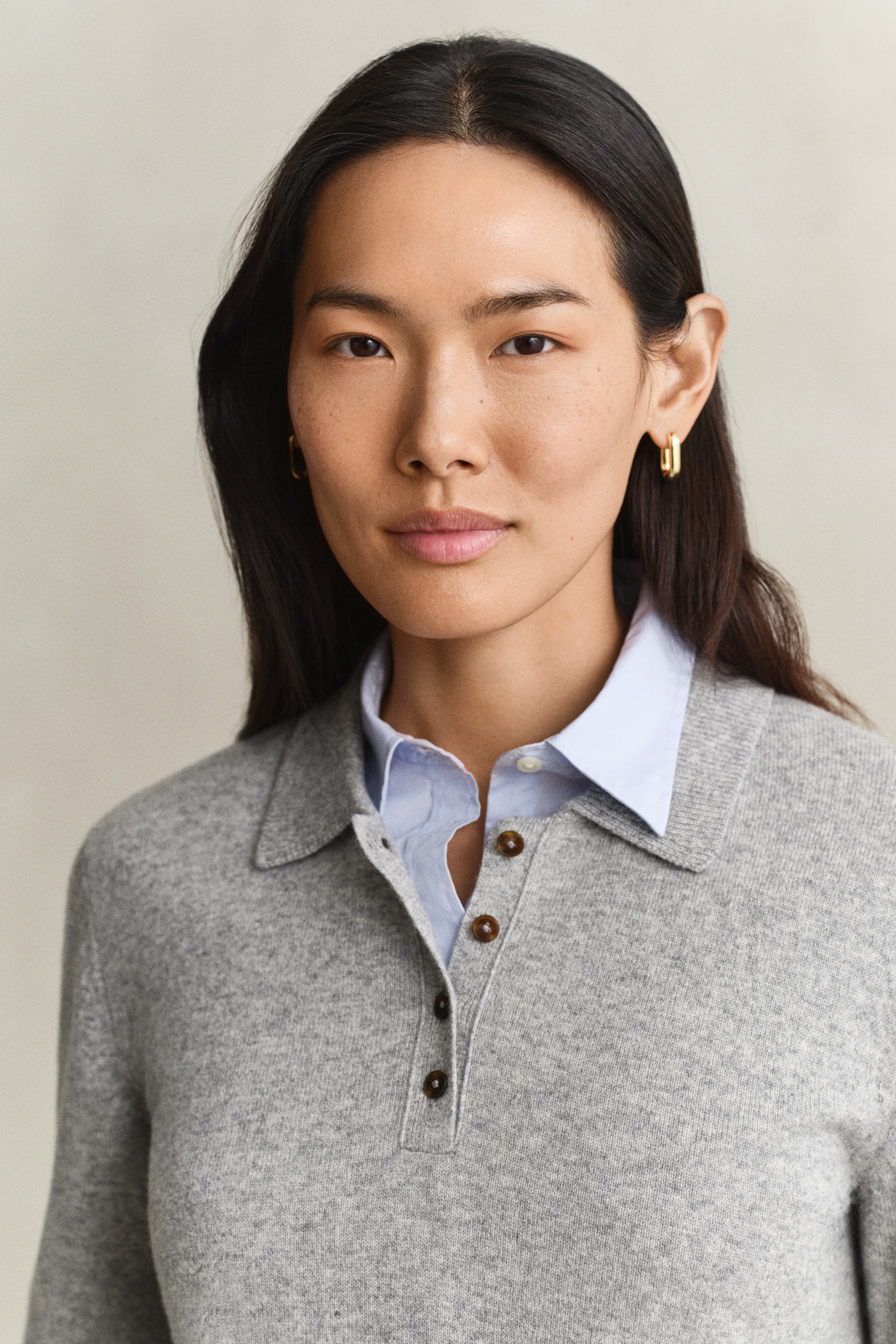 Gant Pull à col polo »SUPERFINE LAMBSWOOL« aus reiner Wolle
