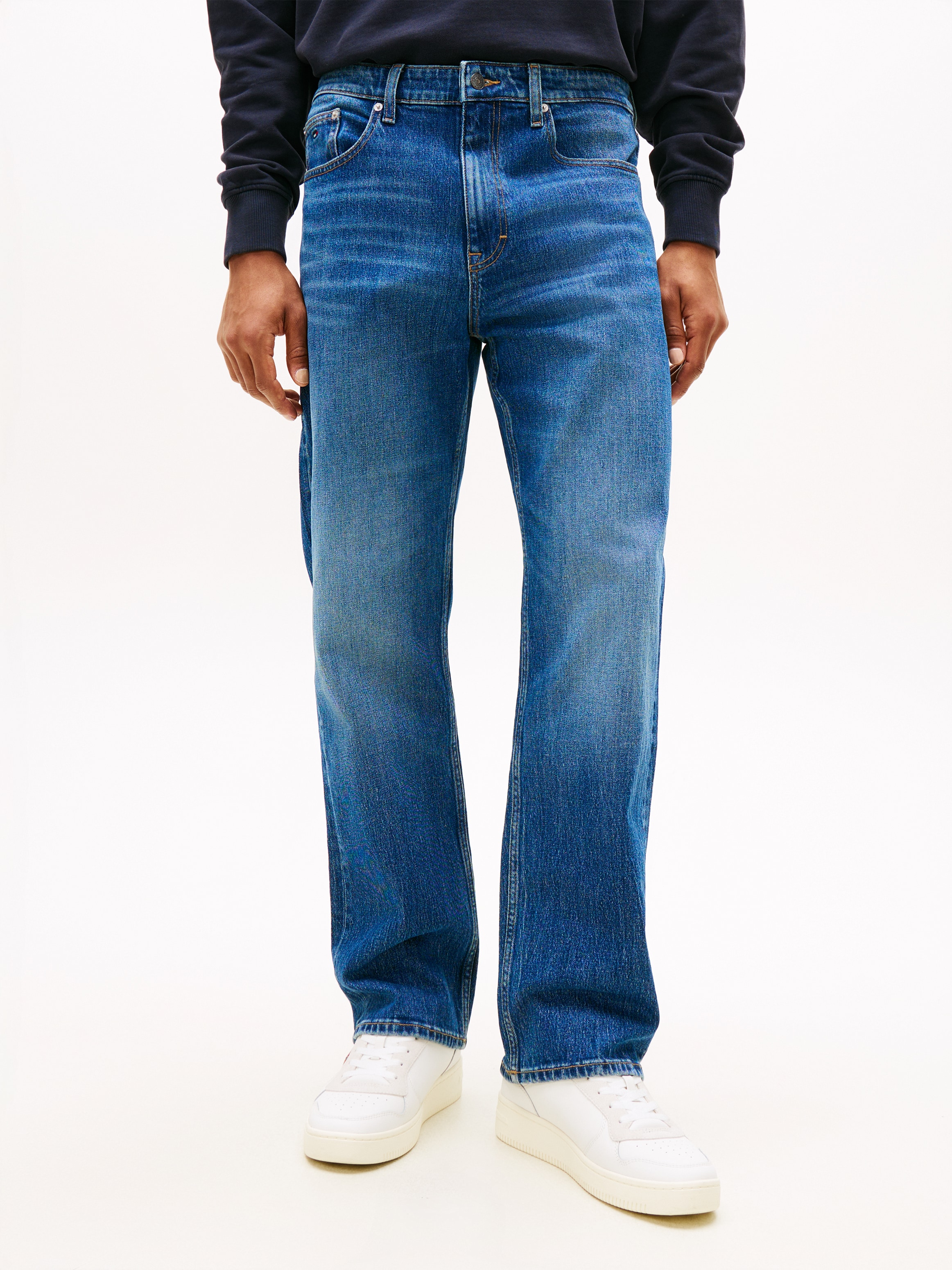 Image of Tommy Jeans 5-Pocket-Jeans "Otis" Regular Straight Leg Jeans bis Länge 36