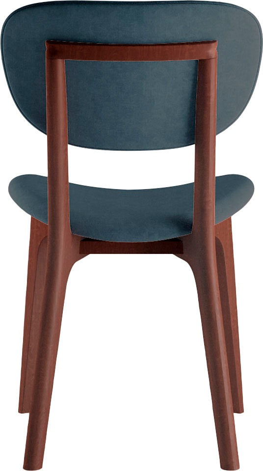 INOSIGN Stuhl »COZY Made in Italy« (Set) 2 Stk.Gestell in Buche, Kirsch- oder Nussbaum, Massivholz, Design Stuhl