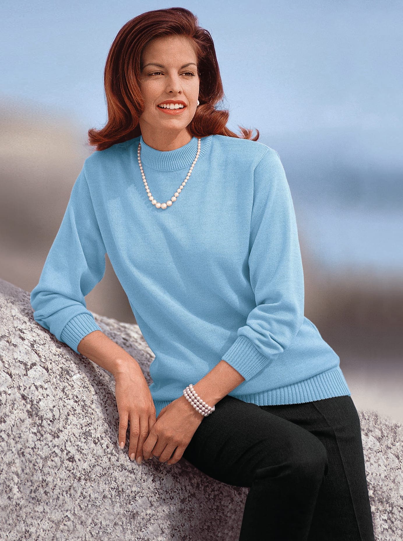 Image of Classic Stehkragenpullover "Pullover"