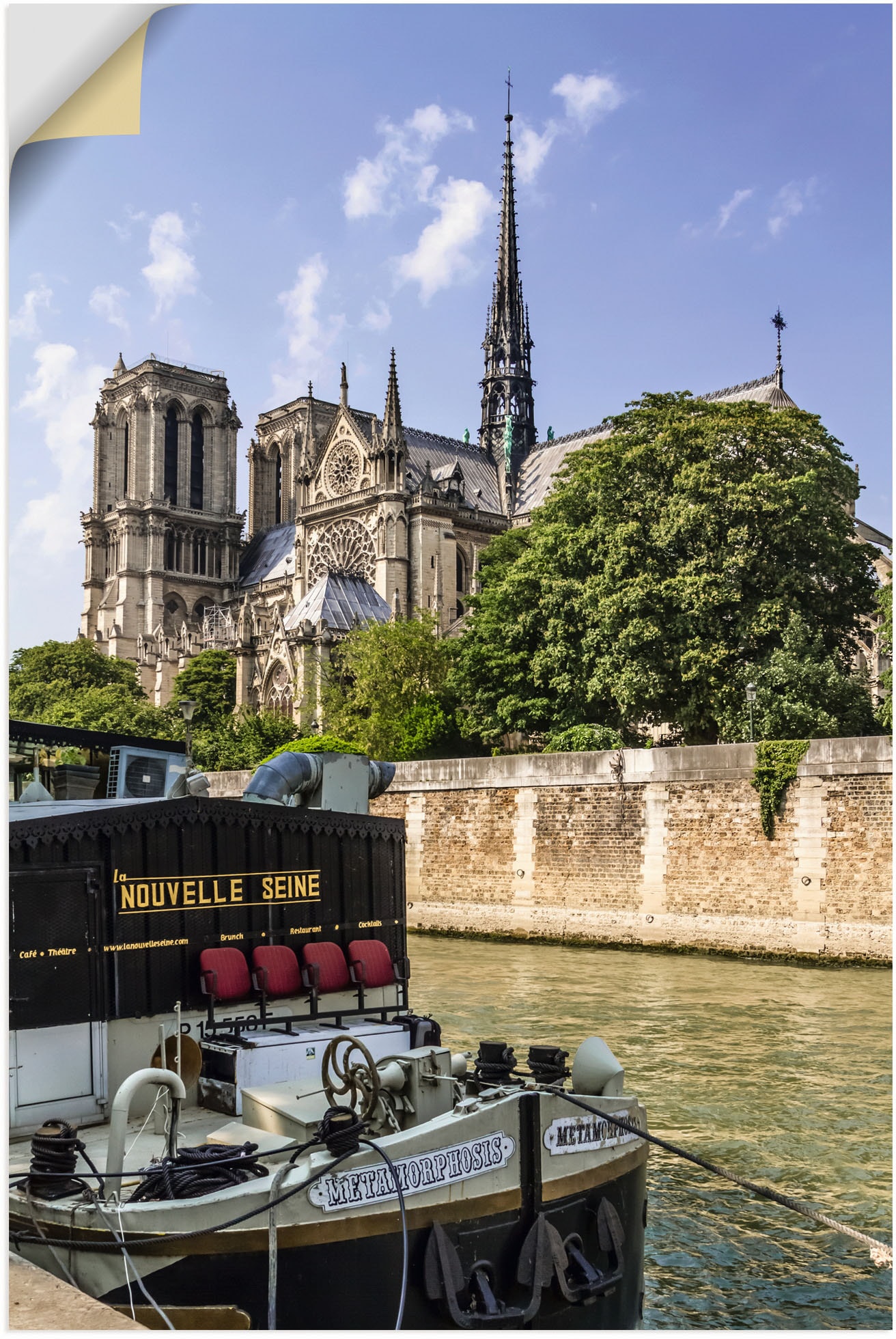 Artland Wandbild »Paris Kathedrale Notre-Dame«, Paris, (1 St.), als Alubild,  Leinwandbild, Wandaufkleber oder Poster in versch. Grössen günstig kaufen