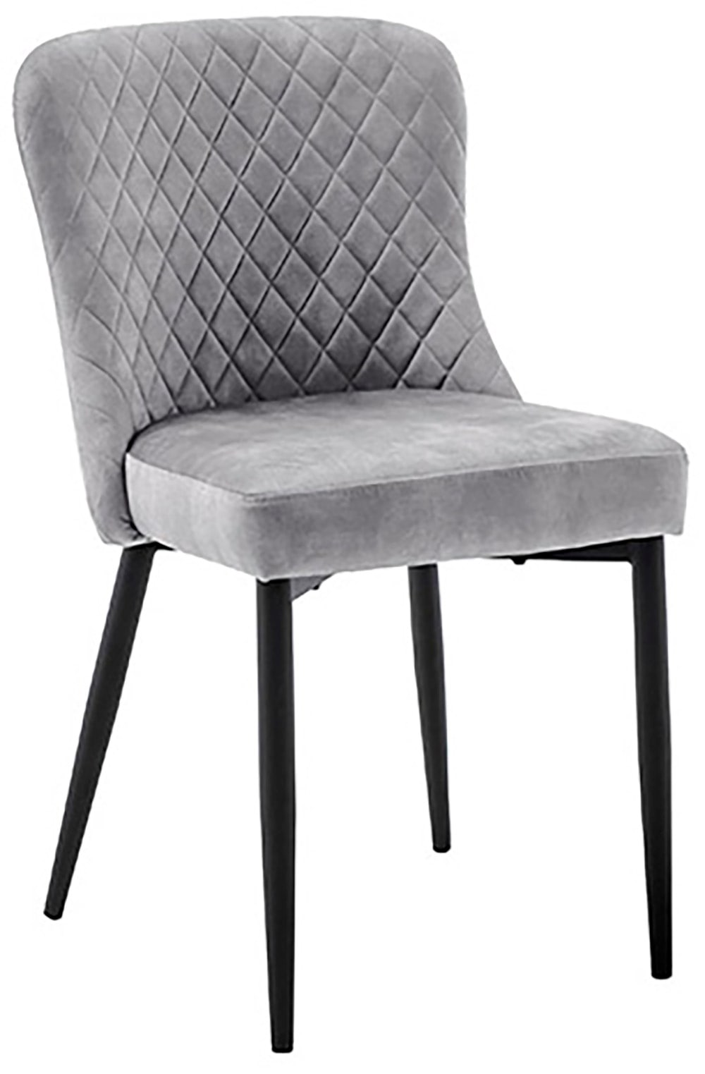 MCA furniture 4-Fussstuhl »ABOSHI Esszimmerstuhl (4er Set)«, (Set), 4 St., Veloursstoff, Taschenfederkern, Metall schwarz,Vintage-Veloursoptik,belastbar 120 kg