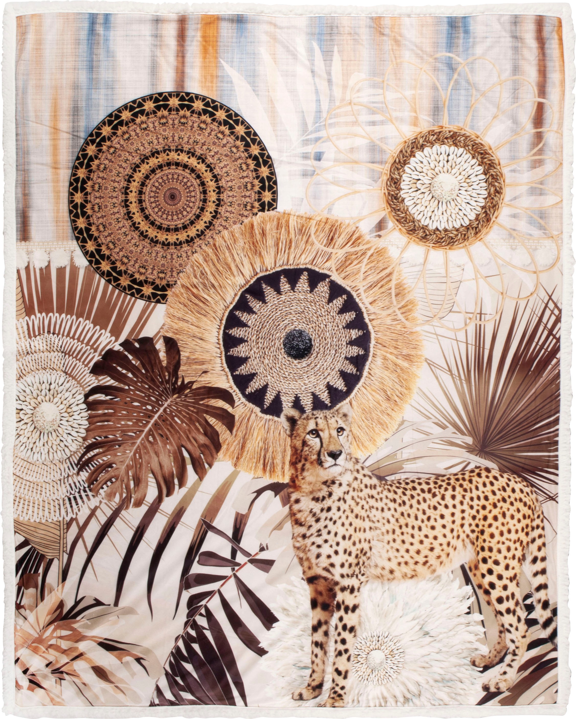 Image of hip Plaid »Raeni«, mit Mandalas, Kuscheldecke bei Ackermann Versand Schweiz