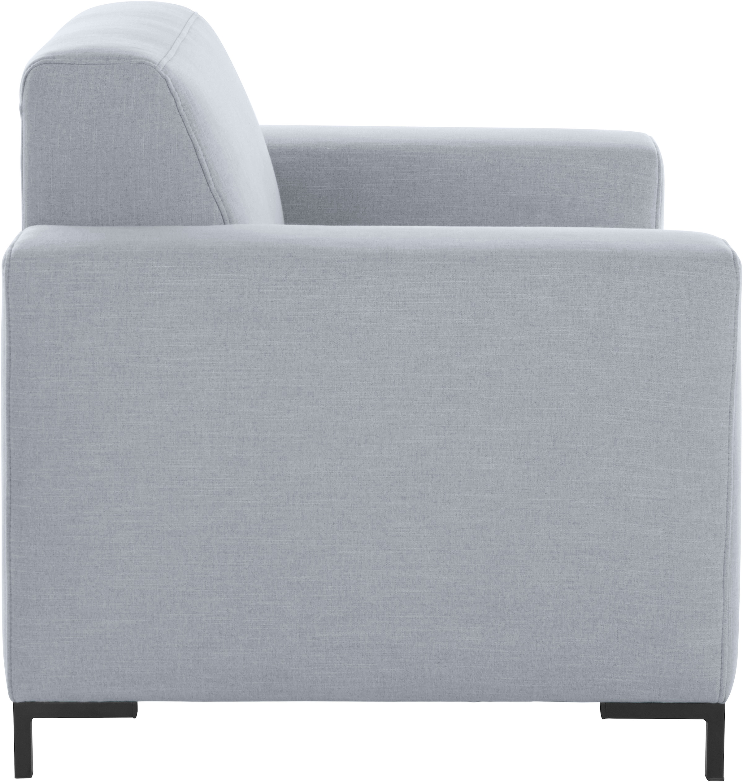 GOODproduct Sessel »Grazzo«, hochwertige Stoffe aus recyceltem Material, Steppung im Sitzbereich