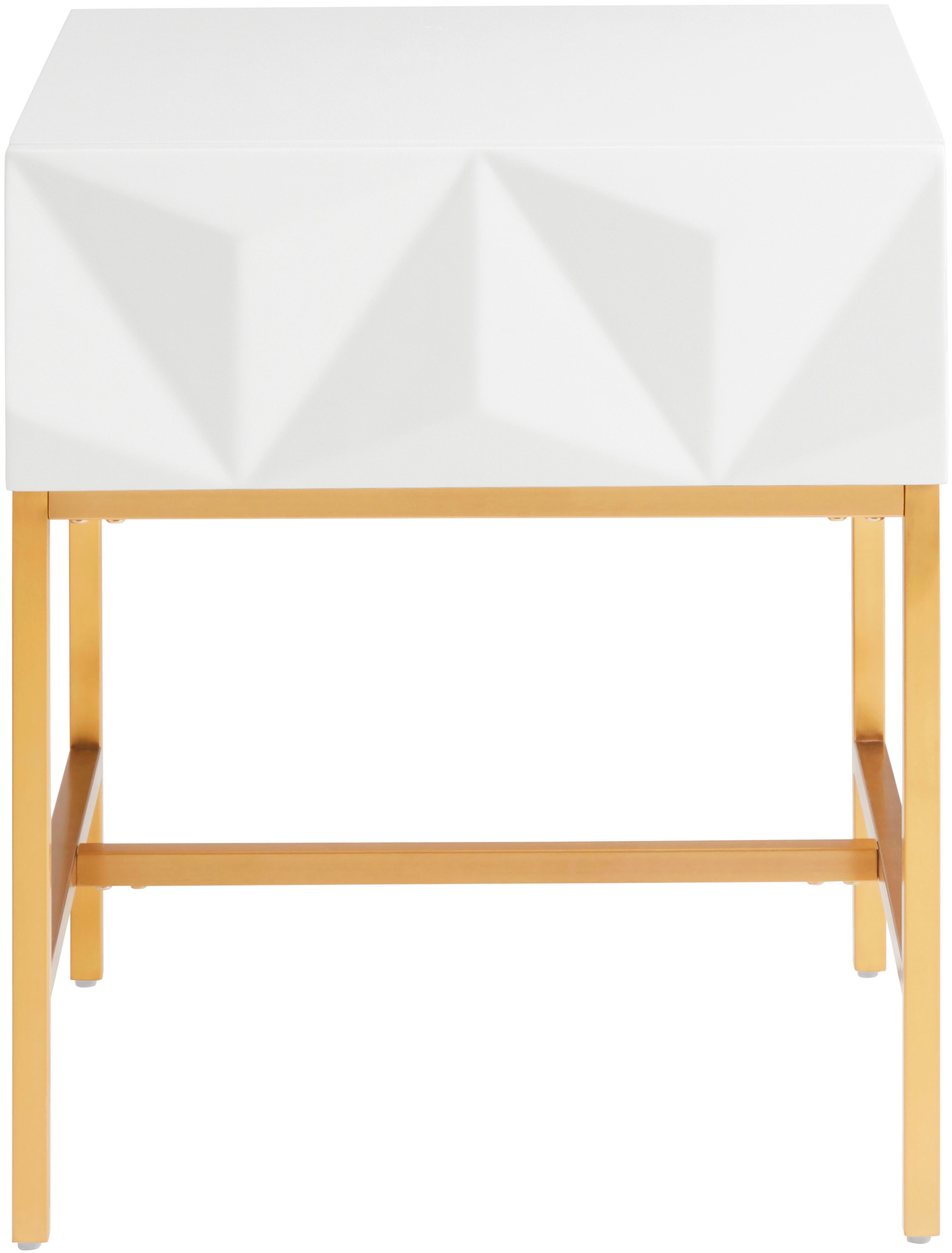 Image of GOODproduct Beistelltisch "Minfi" Schublade mit 3D-Front, auch als Nachttisch geeignet, Breite 50 cm