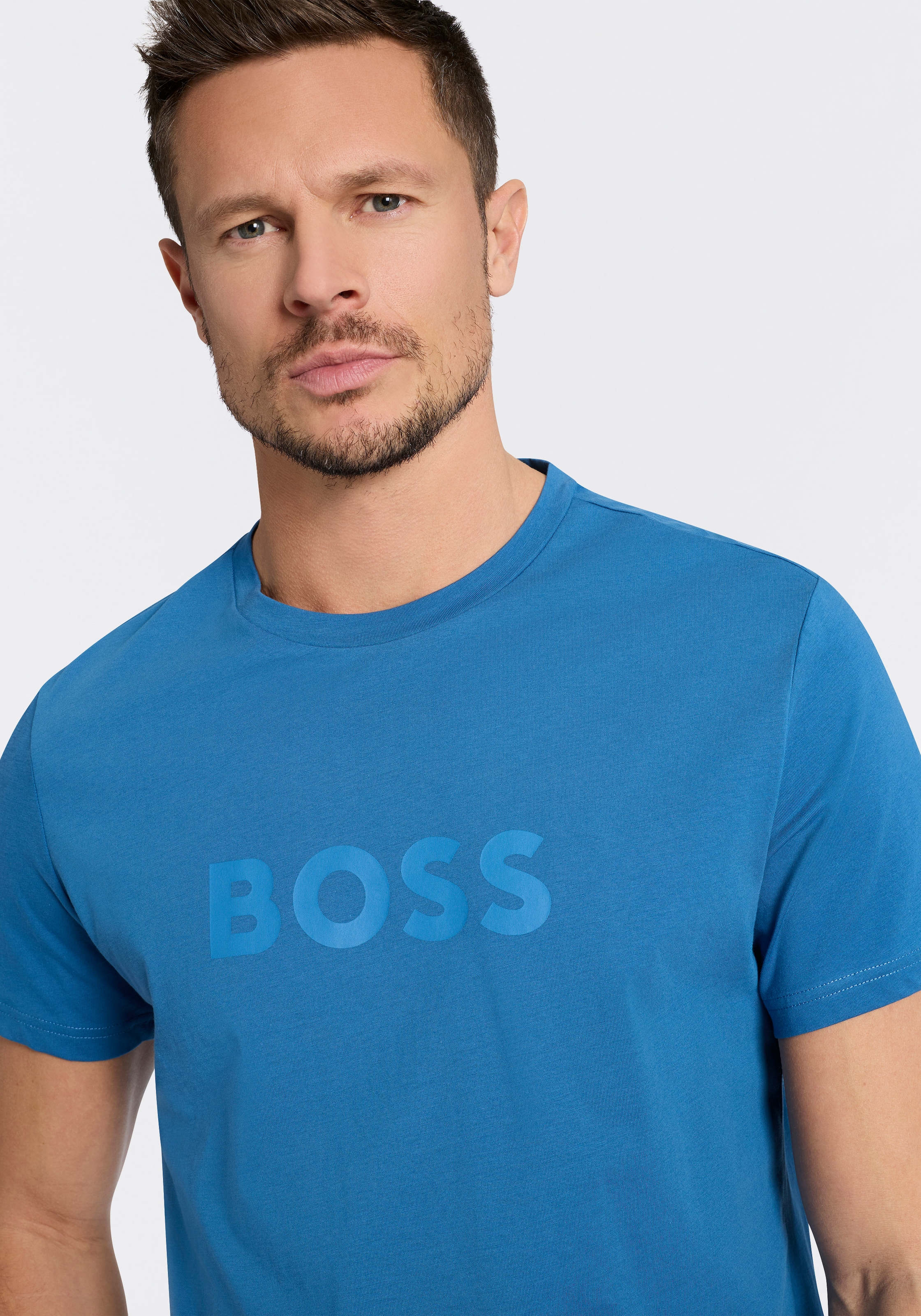 BOSS Strandshirt »T-Shirt RN« mit UV Schutz (SPF 50+), Swimwear