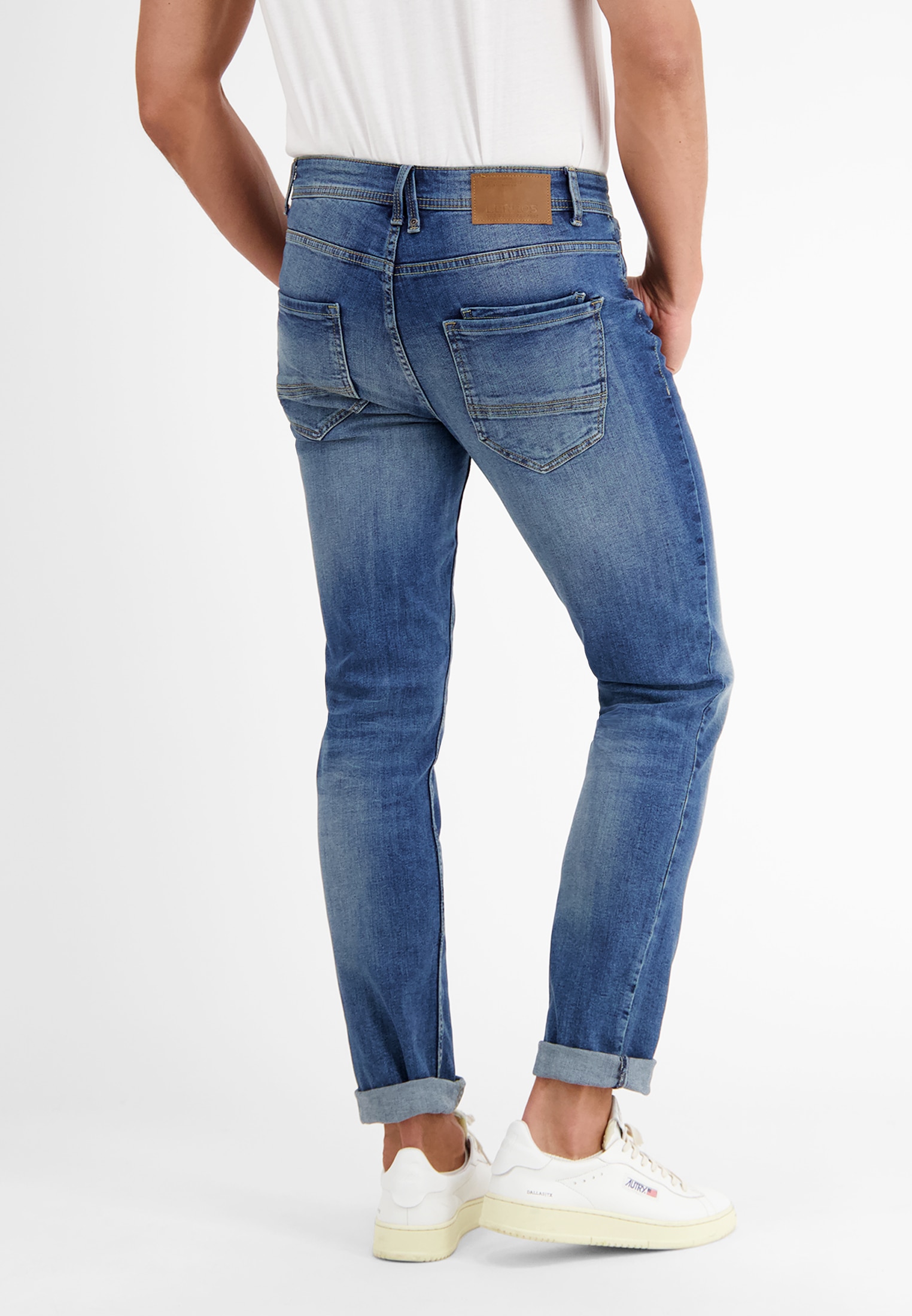 LERROS Relaxhose »LERROS BAXTER 5-Pocket-Denim im Used-Look, RELAXED FIT«