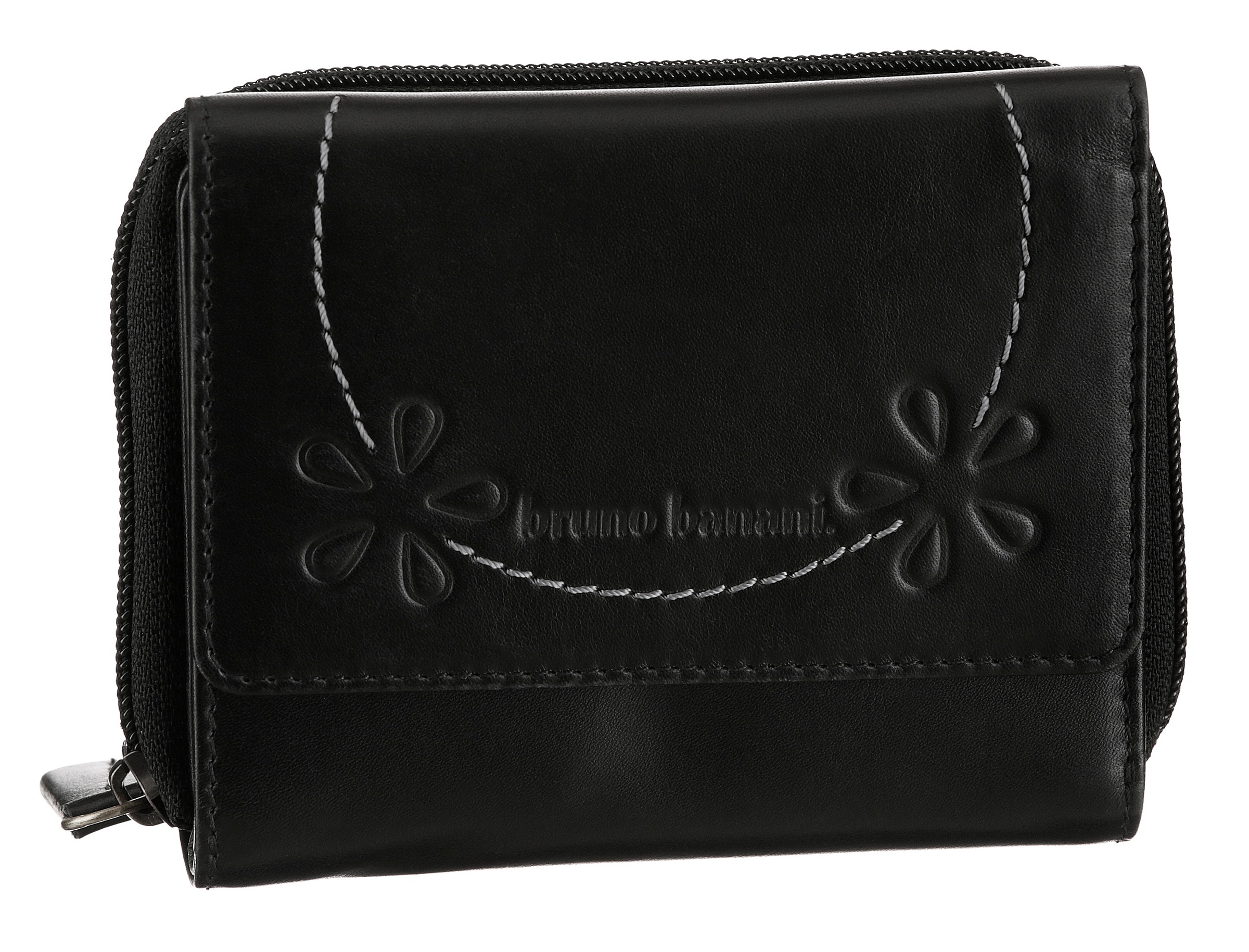 Image of Bruno Banani Geldbörse, mit schöner Blüten Prägung im Leder bei Ackermann Versand Schweiz