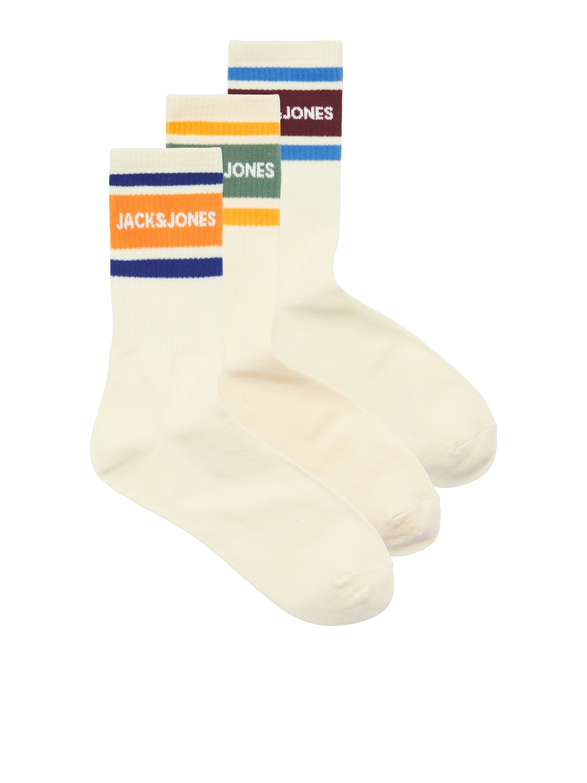 Image of Jack & Jones Freizeitsocken "JACNICE TENNIS SOCKS 3 PACK SN" 3 Paar tlg.