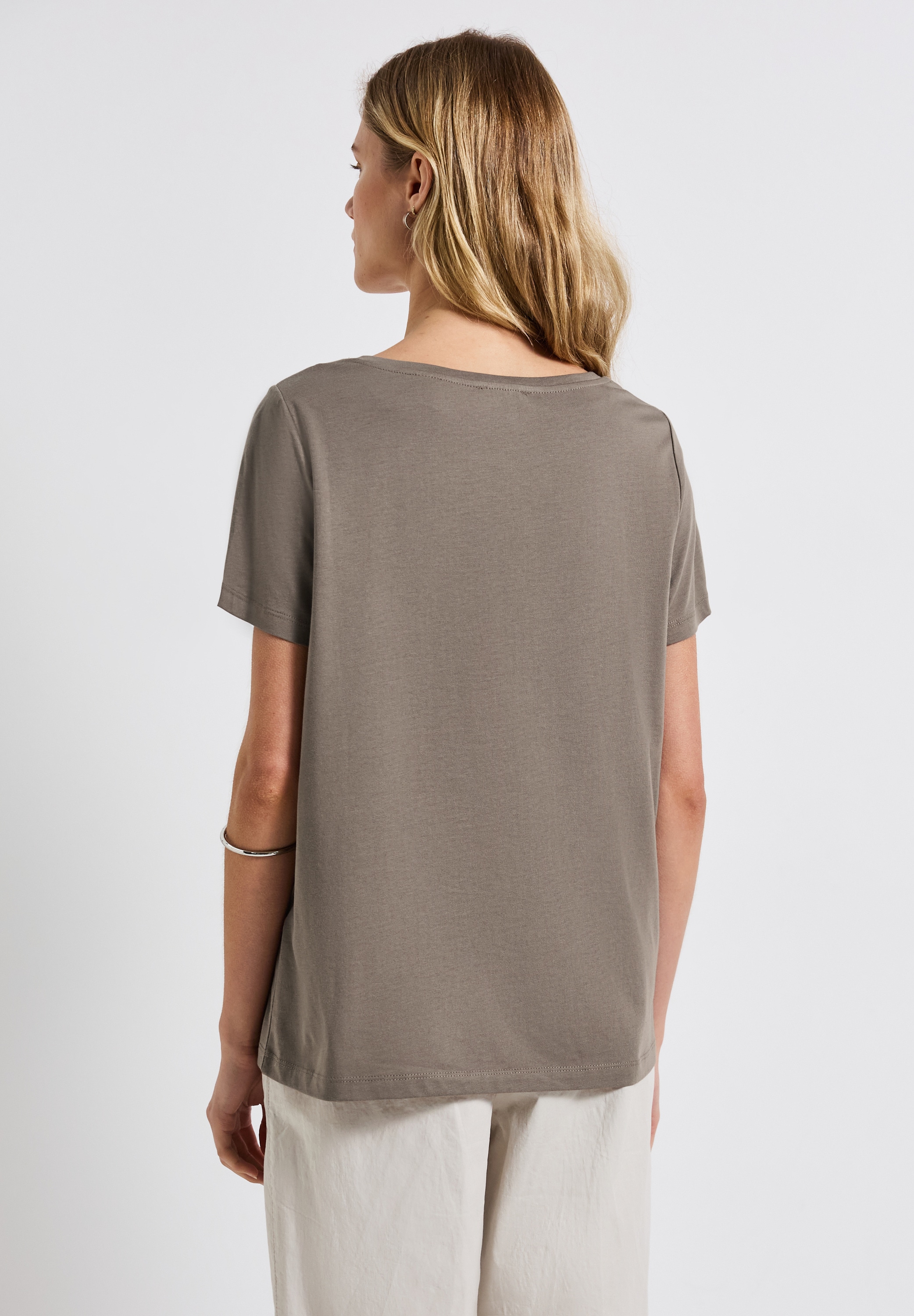 STREET ONE Shirttop, mit Wording Print