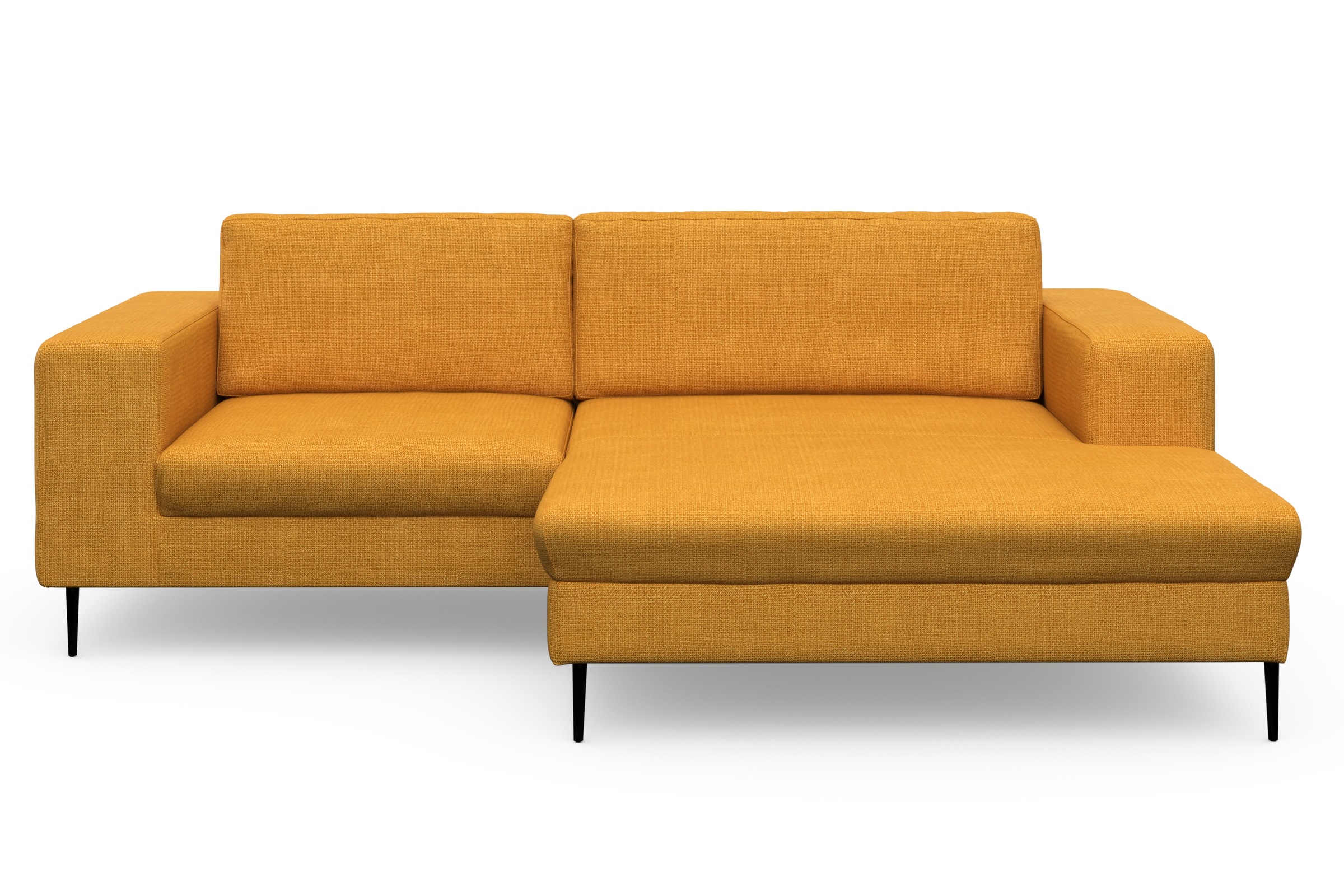 DOMO collection Ecksofa »Modica kompakt und elegant, Breite 244, L-Form«, moderne Optik mit extrabreiter Recamiere, auch in Cord