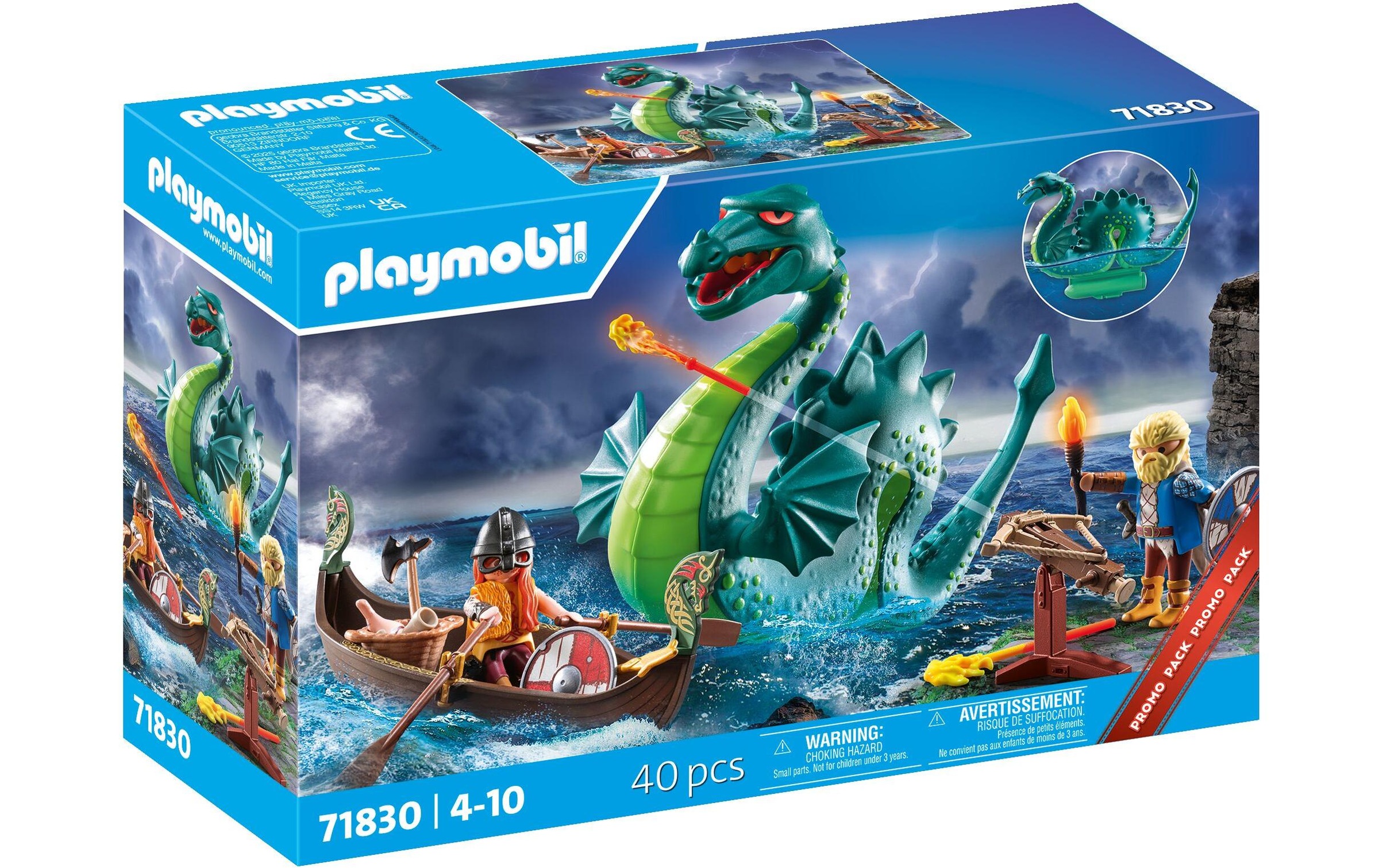 Image of Playmobil Spielbausteine "History Wikinger mit Seeungeheuer 71830"