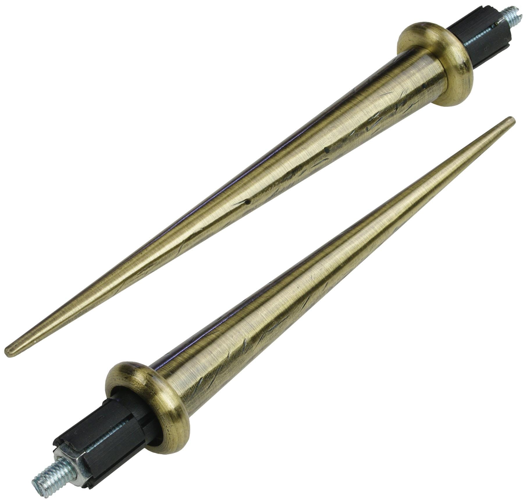 Liedeco Gardinenstange »Esp Spitze«, 1 läufig-läufig, Fixmass, 1-läufig im Fixmass Ø 16 mm