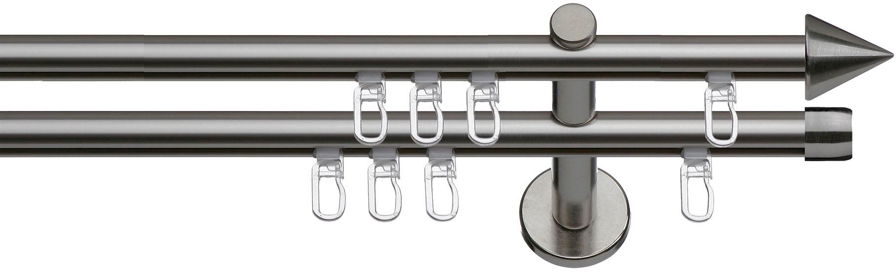 Image of indeko Gardinenstange »Kanus«, 2 läufig-läufig, Fixmass bei Ackermann Versand Schweiz