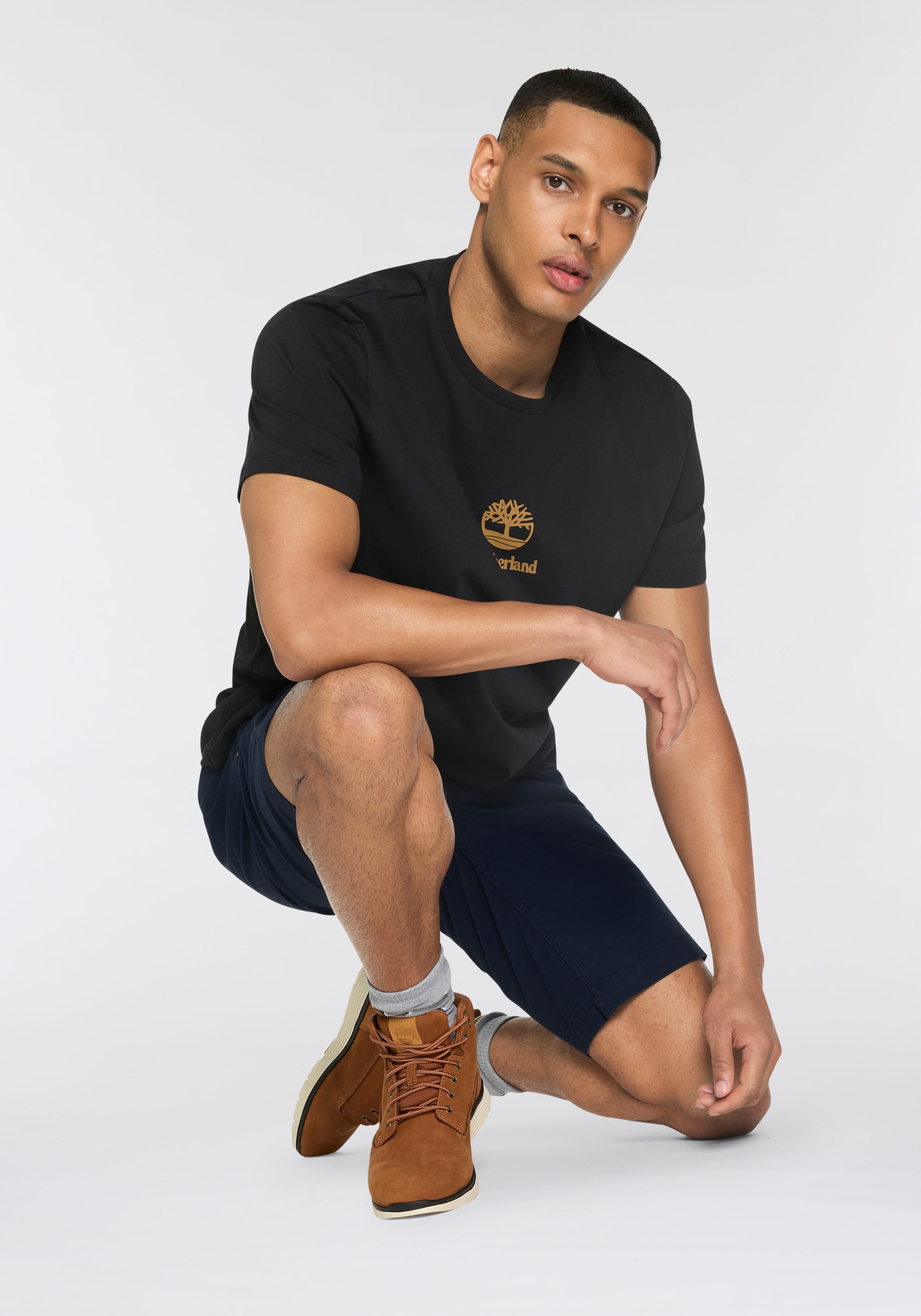 Timberland T-Shirt »Print Stack Logo Short Sleeve Tee«, (1 tlg.), UNISEX