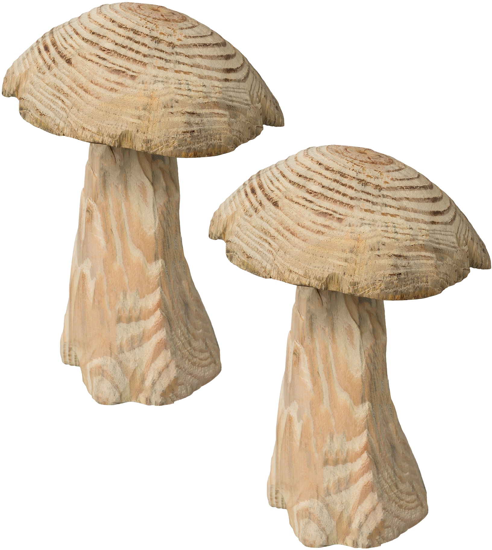 Dekoobjekt »Pilz, Weihnachtsdeko«, aus Holz, Höhe ca. 18 cm