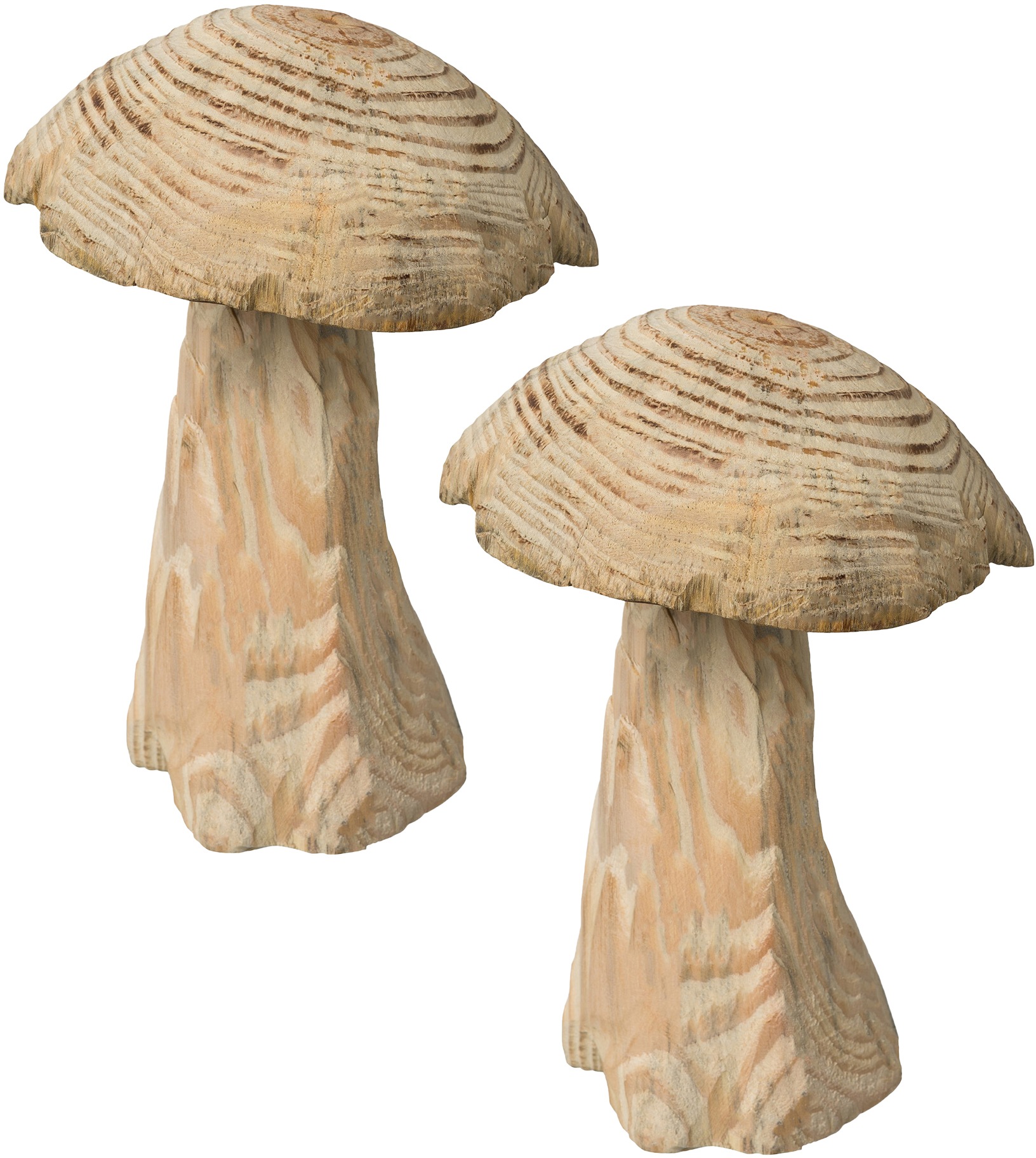 Image of Creativ home Dekoobjekt "Pilz, Weihnachtsdeko" aus Holz, Höhe ca. 18 cm