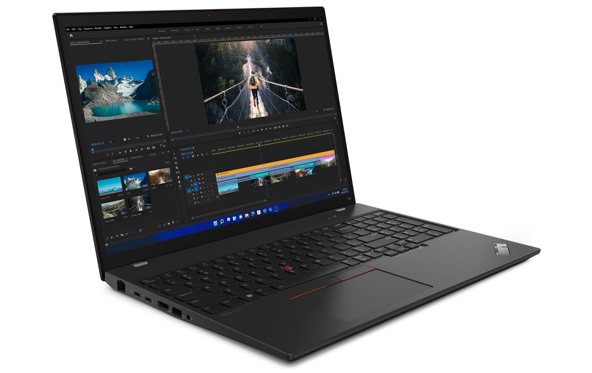 Lenovo Business-Notebook »Lenovo ThinkPad T16 G1, i7-1255U, W11-P DG«, 40,48 cm, / 16 Zoll, Intel, Core i7, Iris Xe Graphics, 512 GB SSD