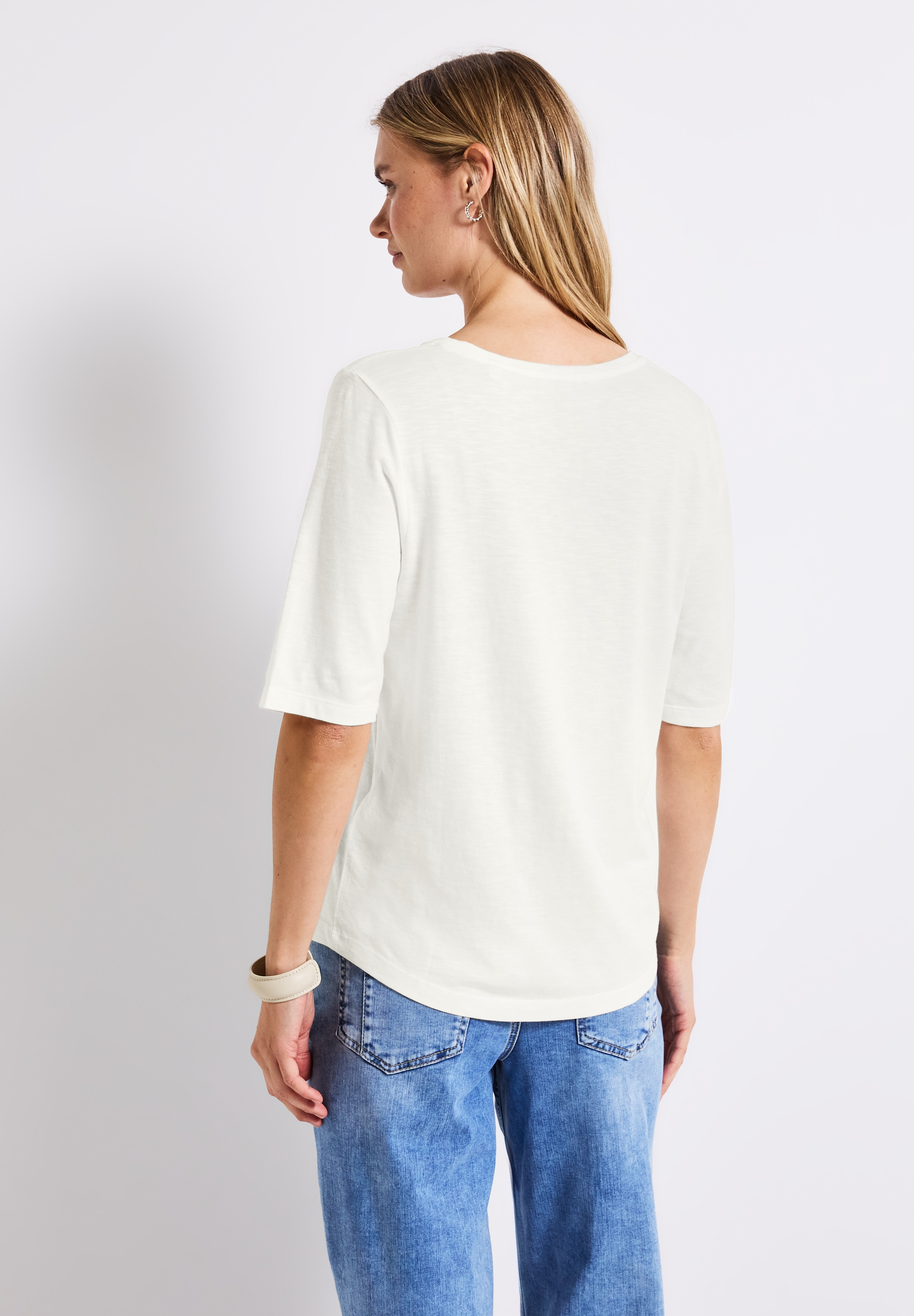 STREET ONE T-Shirt »Style GERDA«, mit V-Ausschnitt