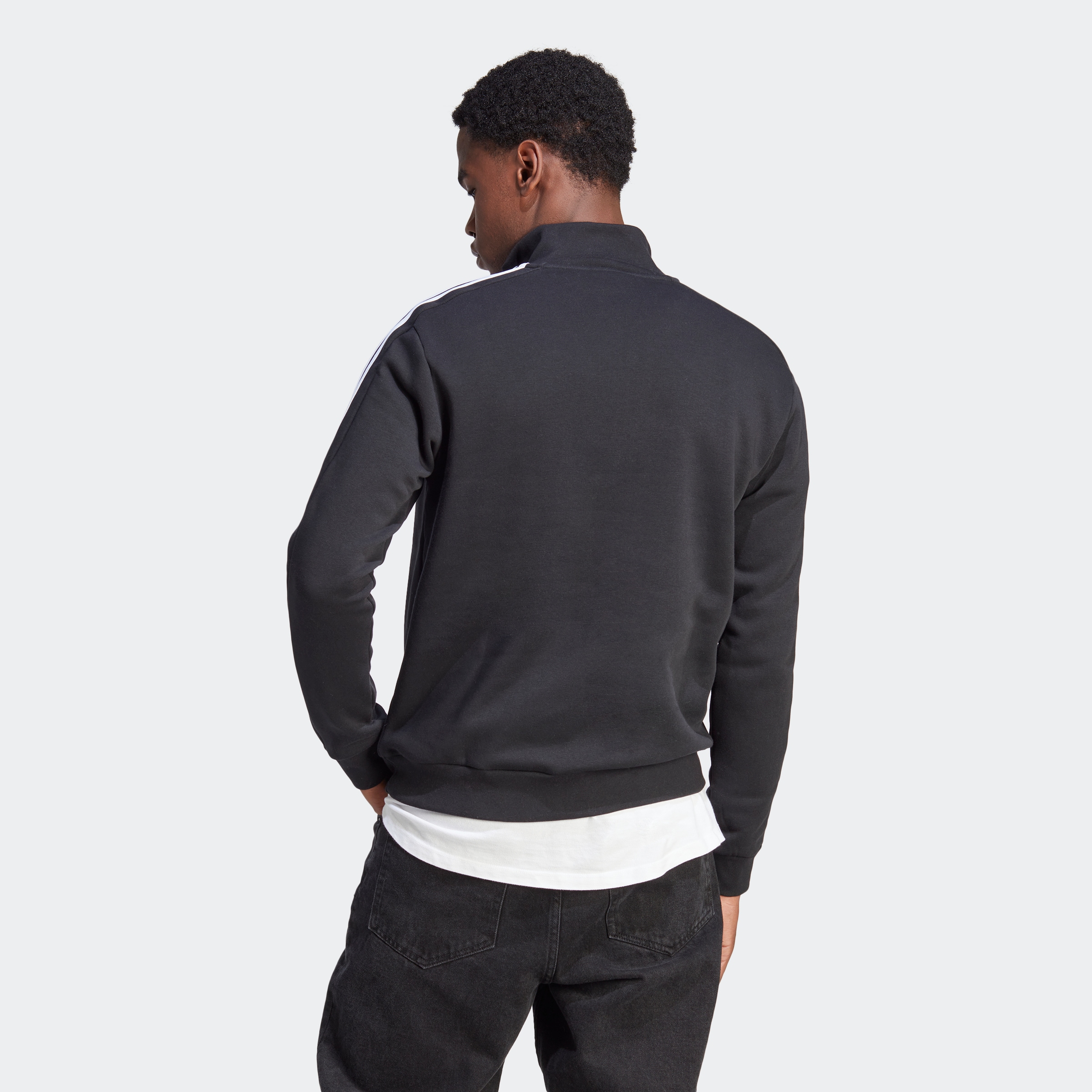 adidas Sportswear Sweatshirt »M 3S FL 1/4 Z«, (1 tlg.)