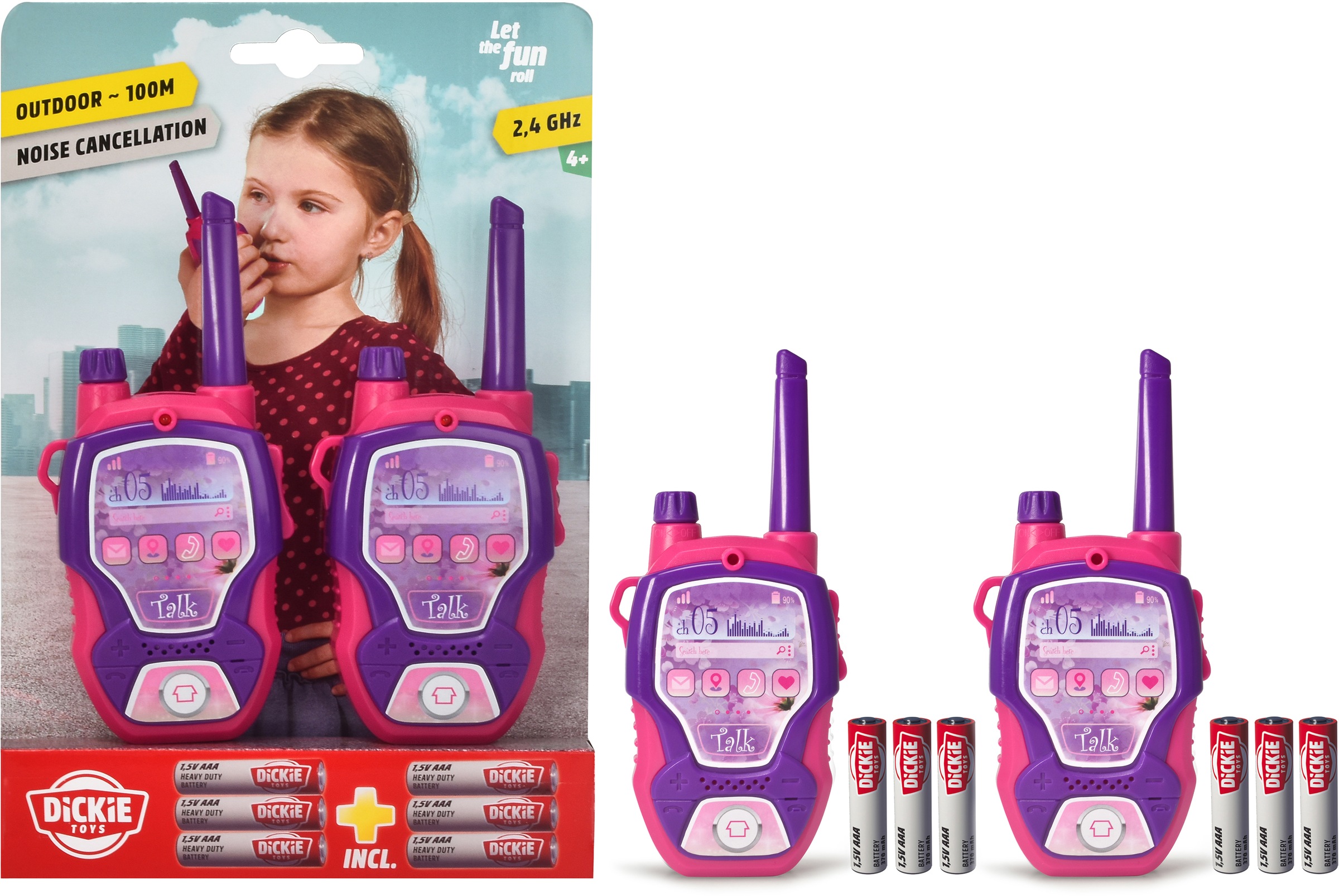Image of Dickie Toys Walkie Talkie »Drivez, pink«, (2 St.) bei Ackermann Versand Schweiz