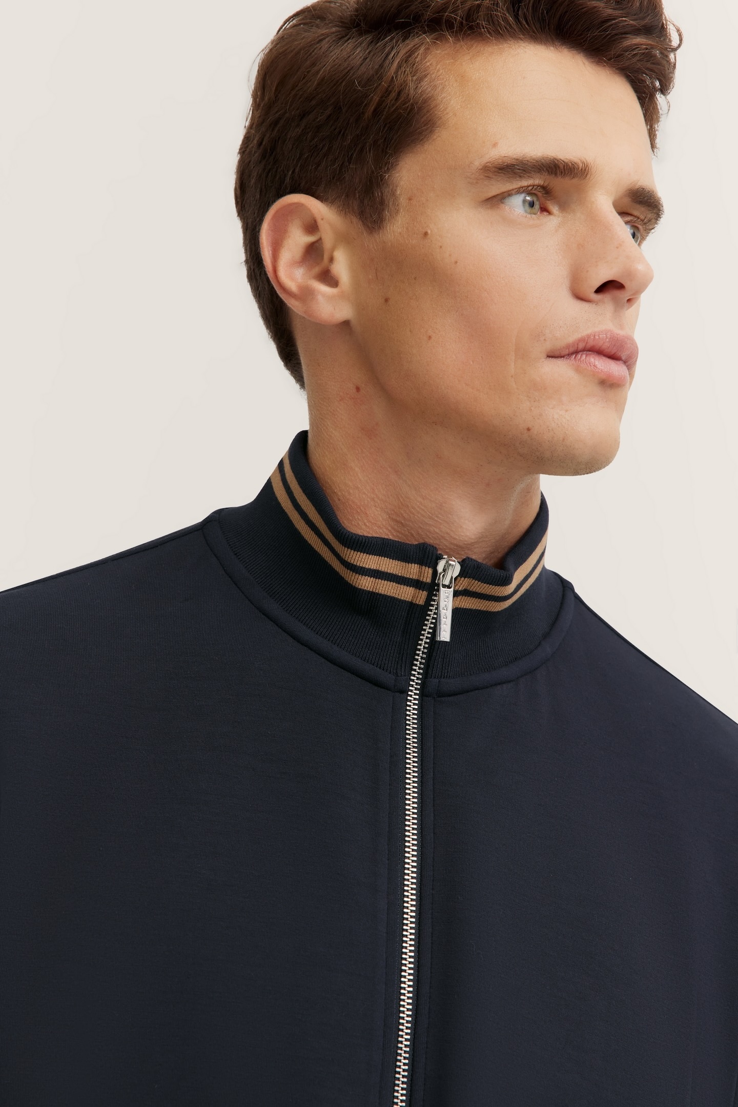 bugatti Sweatjacke mit Reissverschluss