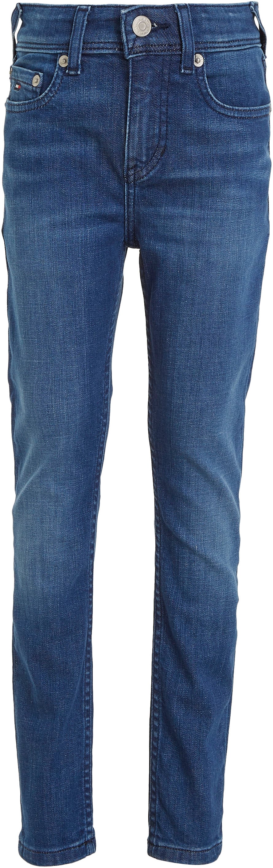 Tommy Hilfiger Slim-fit-Jeans »SCANTON Y DARK WASH«, mit Logostickerei