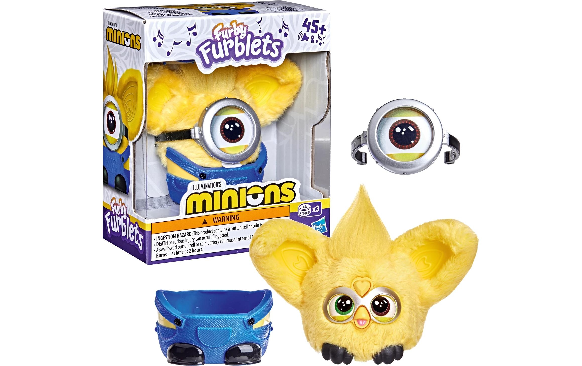   »Furby Funktionsplüsch Furblet Minions Interaktiv, Musikfunktion«