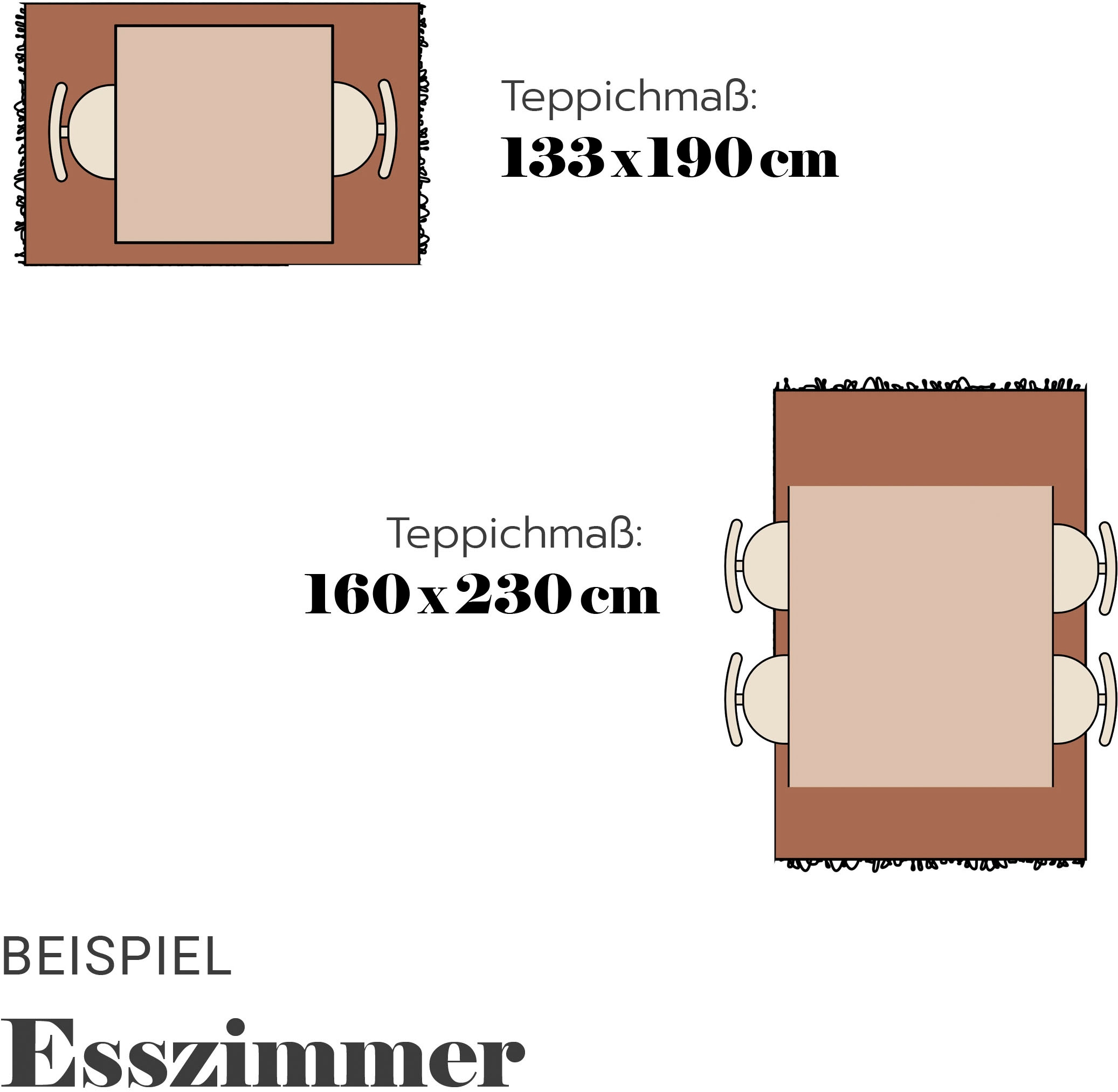 ASTRA Teppich »Jules 253«, rechteckig, 8 mm Höhe, Hoch Tief Struktur, Kurzflor, Wohnzimmer, Schlafzimmer